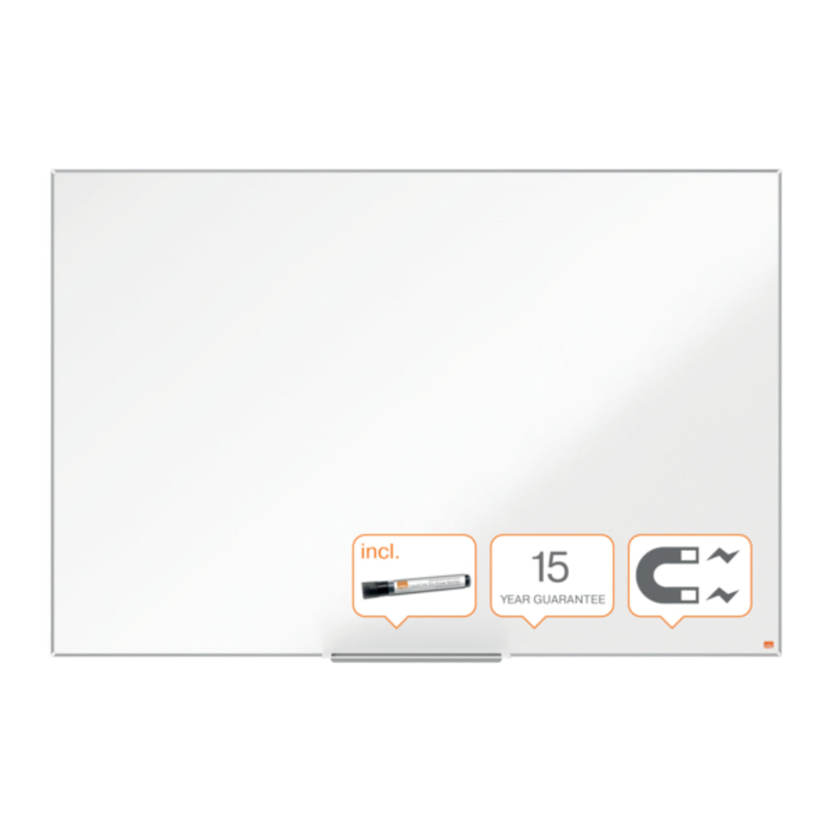 Nobo Whiteboard Impression Pro Stahl