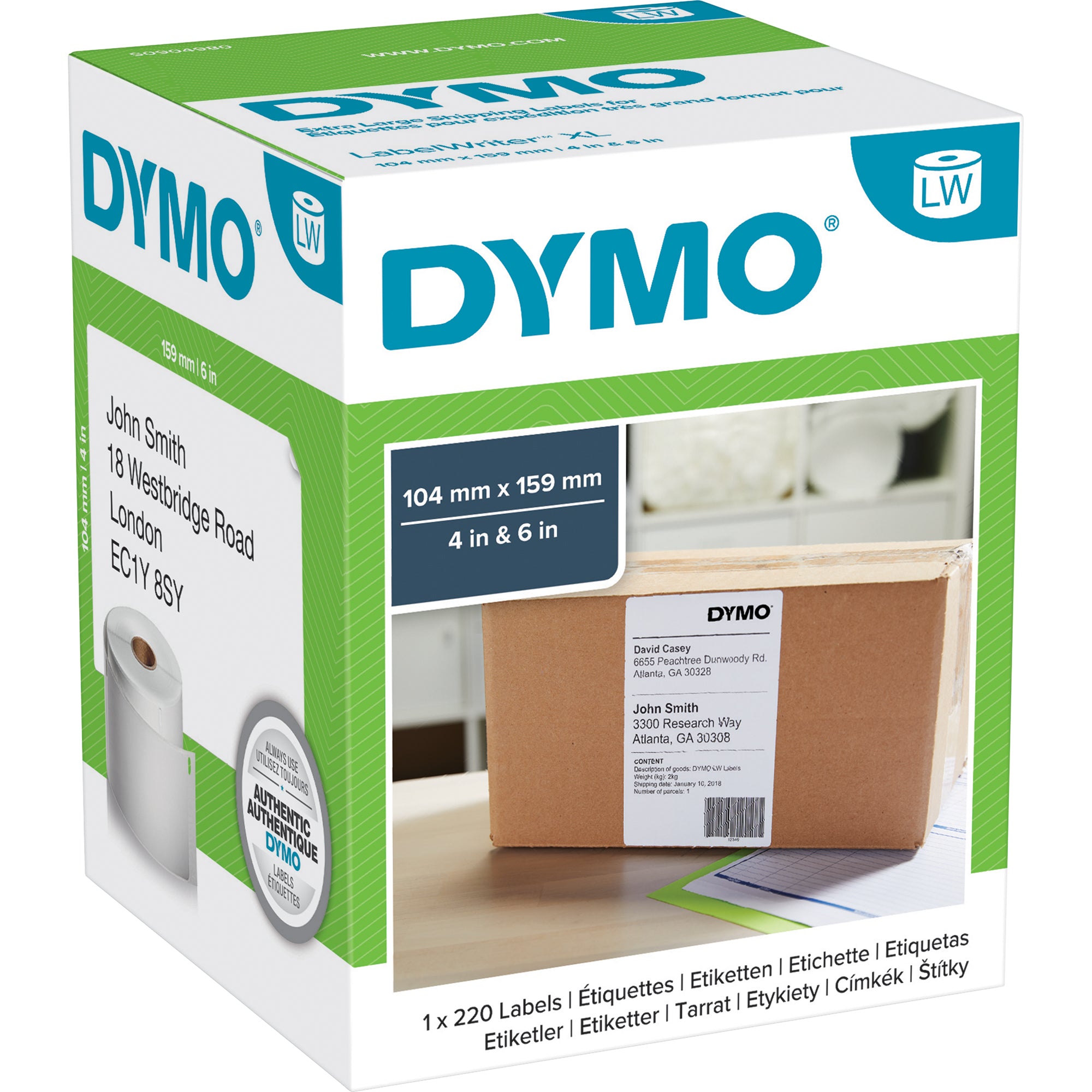Dymo Versandetikett