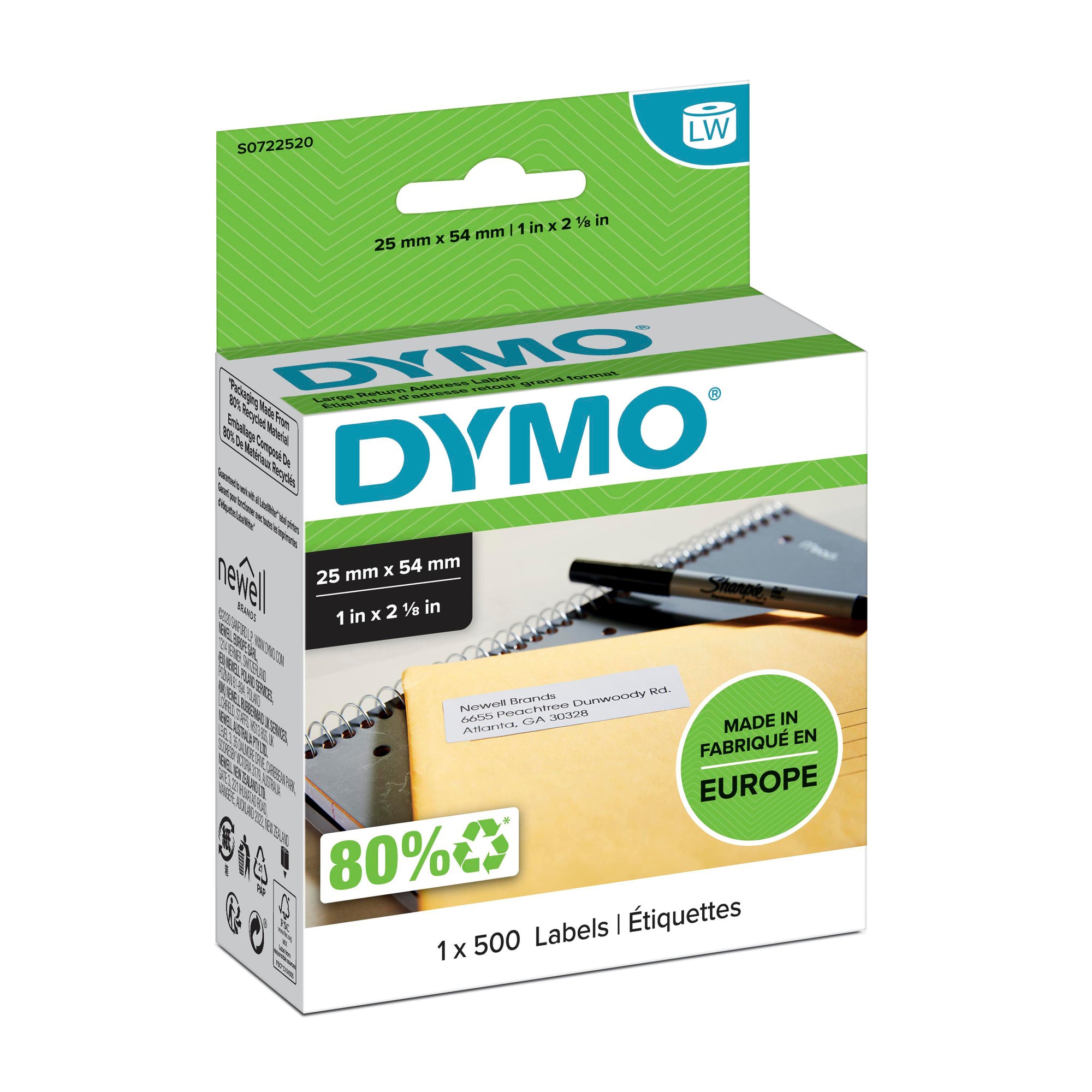 Dymo Adressetikett