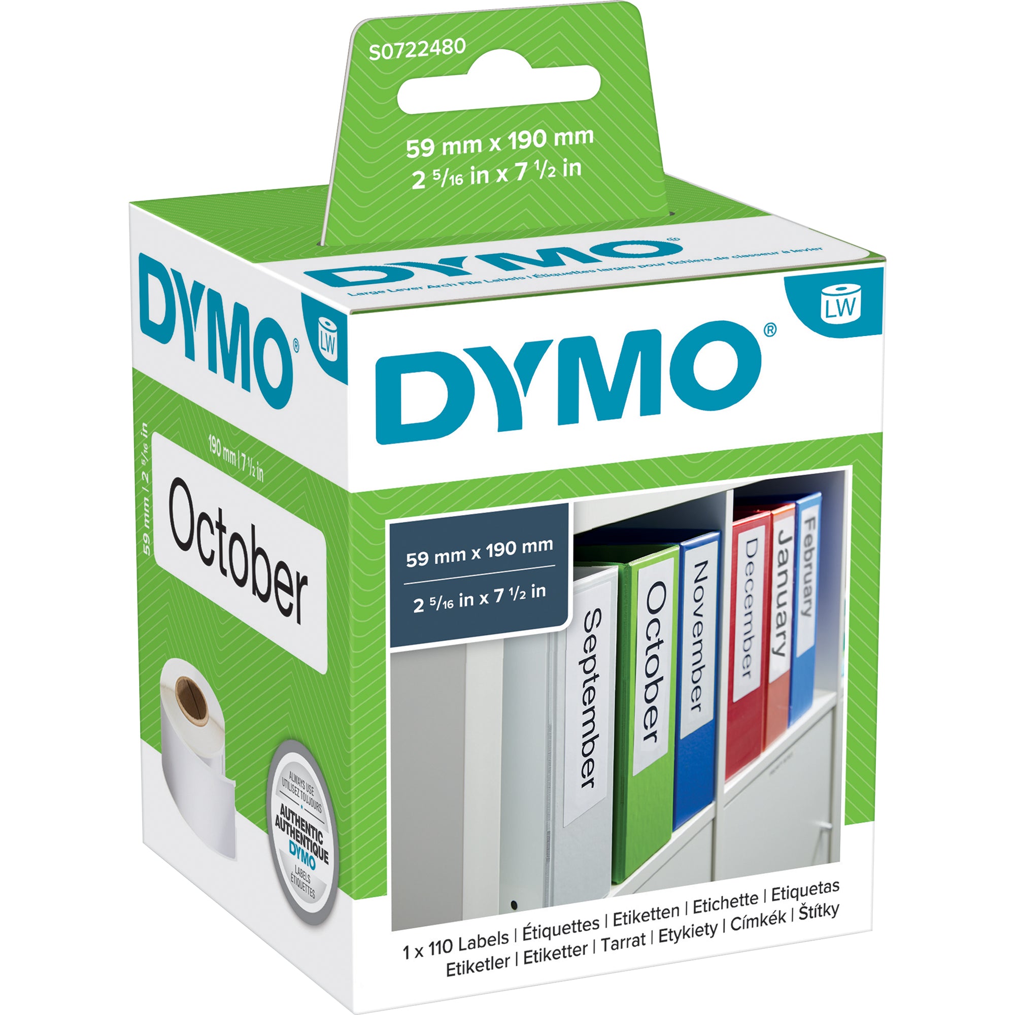 Dymo Hängeablageetikett Original
