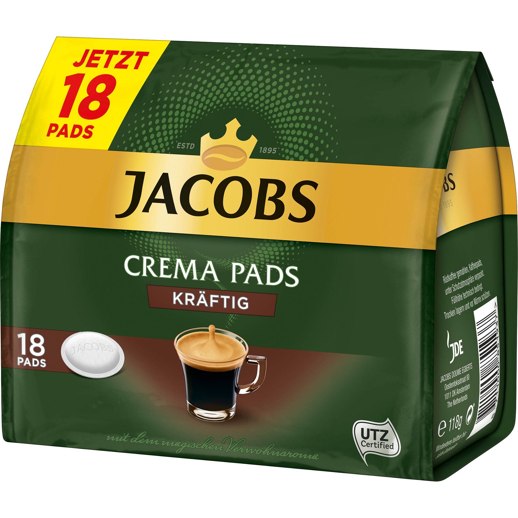 Jacobs Kaffeepads Crema
