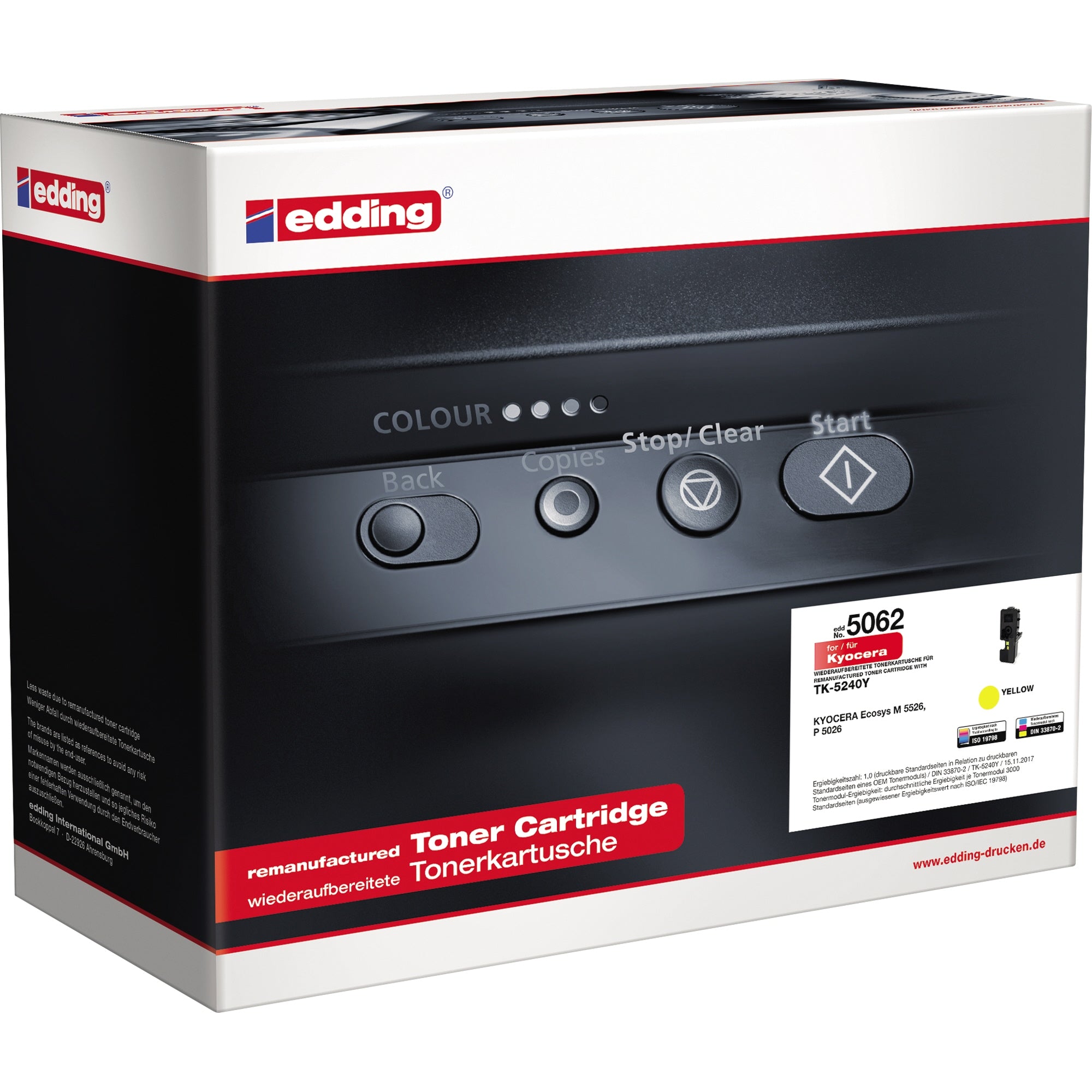 edding Toner, gelb