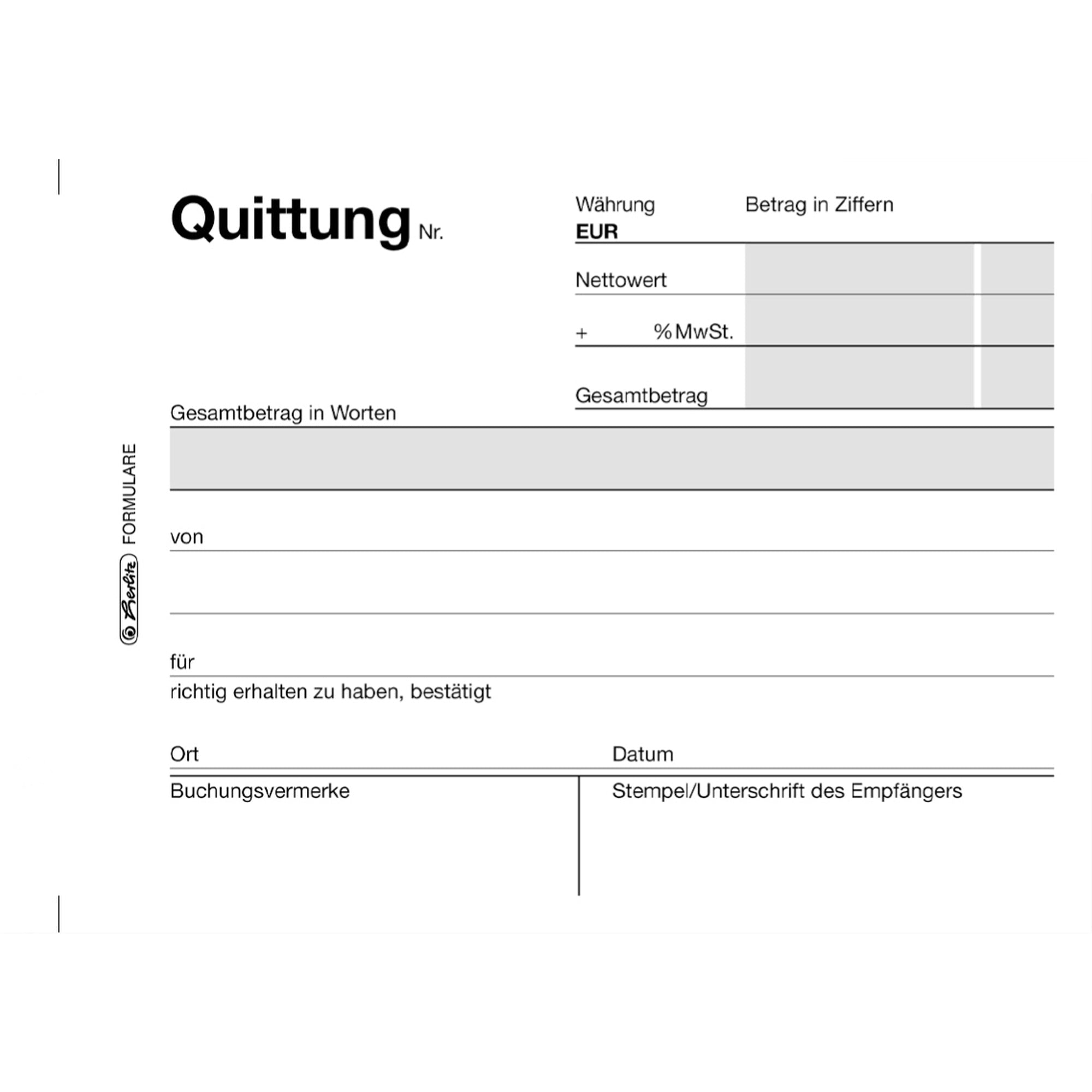 Herlitz Quittungsblock