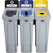 Rubbermaid Abfallsammelsystem SLIM JIM® RECYCLING