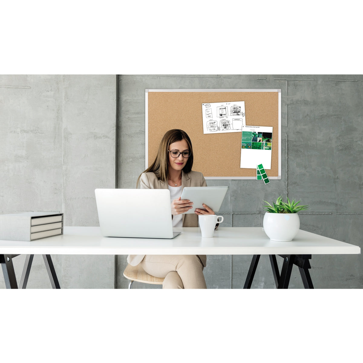 Bi-office Pinnwand Earth