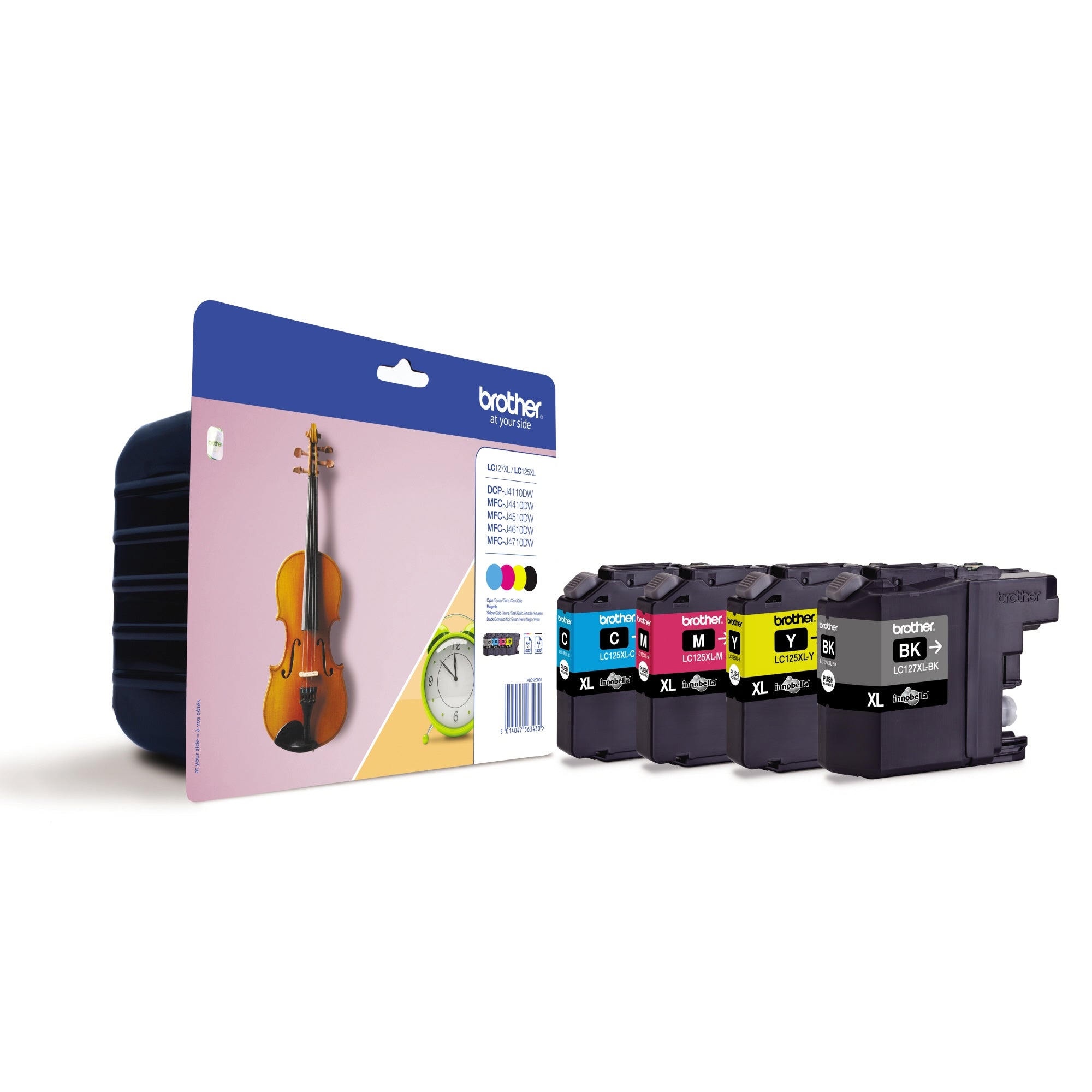 Brother Tintenpatrone, schwarz, cyan, magenta, gelb