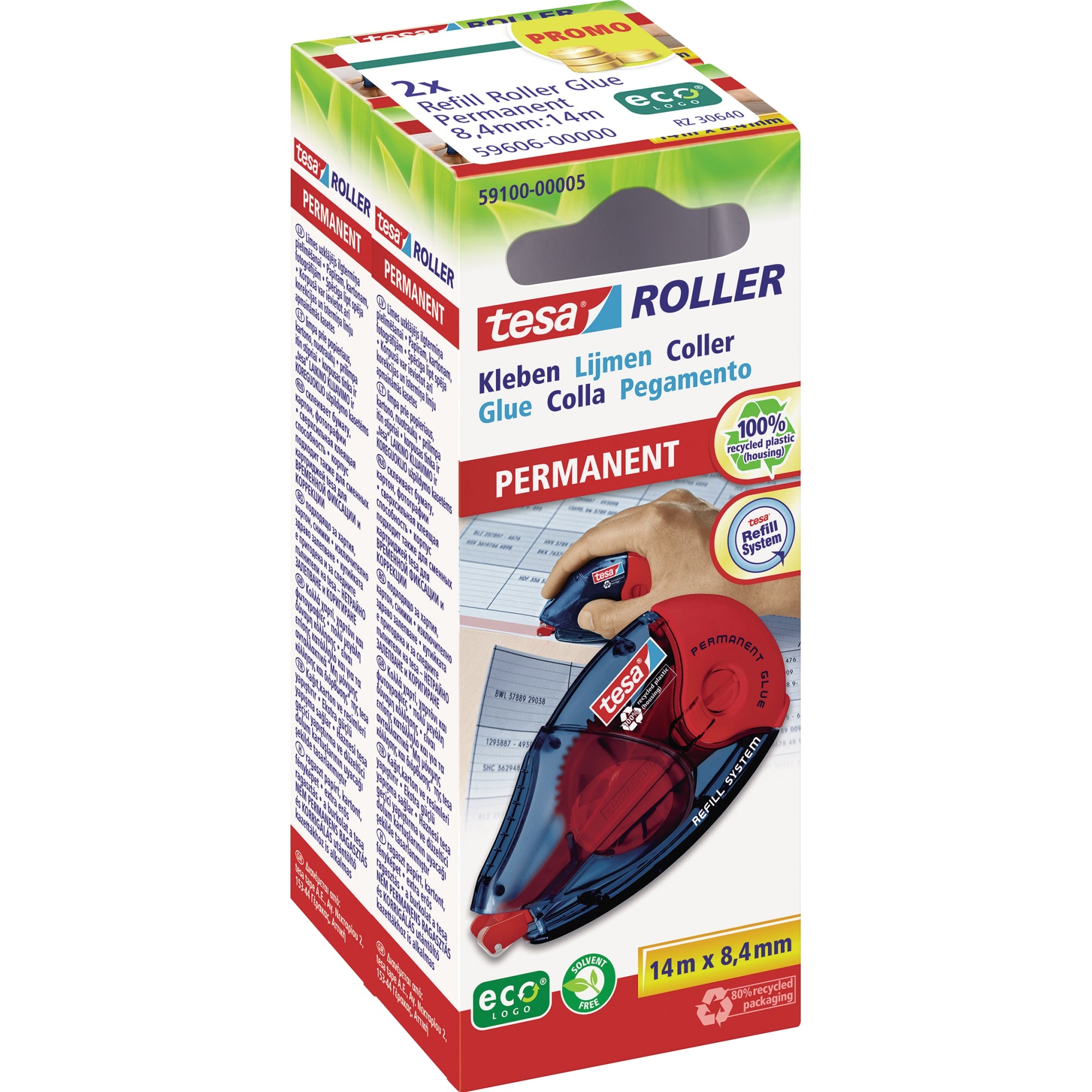 tesa Kleberoller 8,4mmx14m 2St