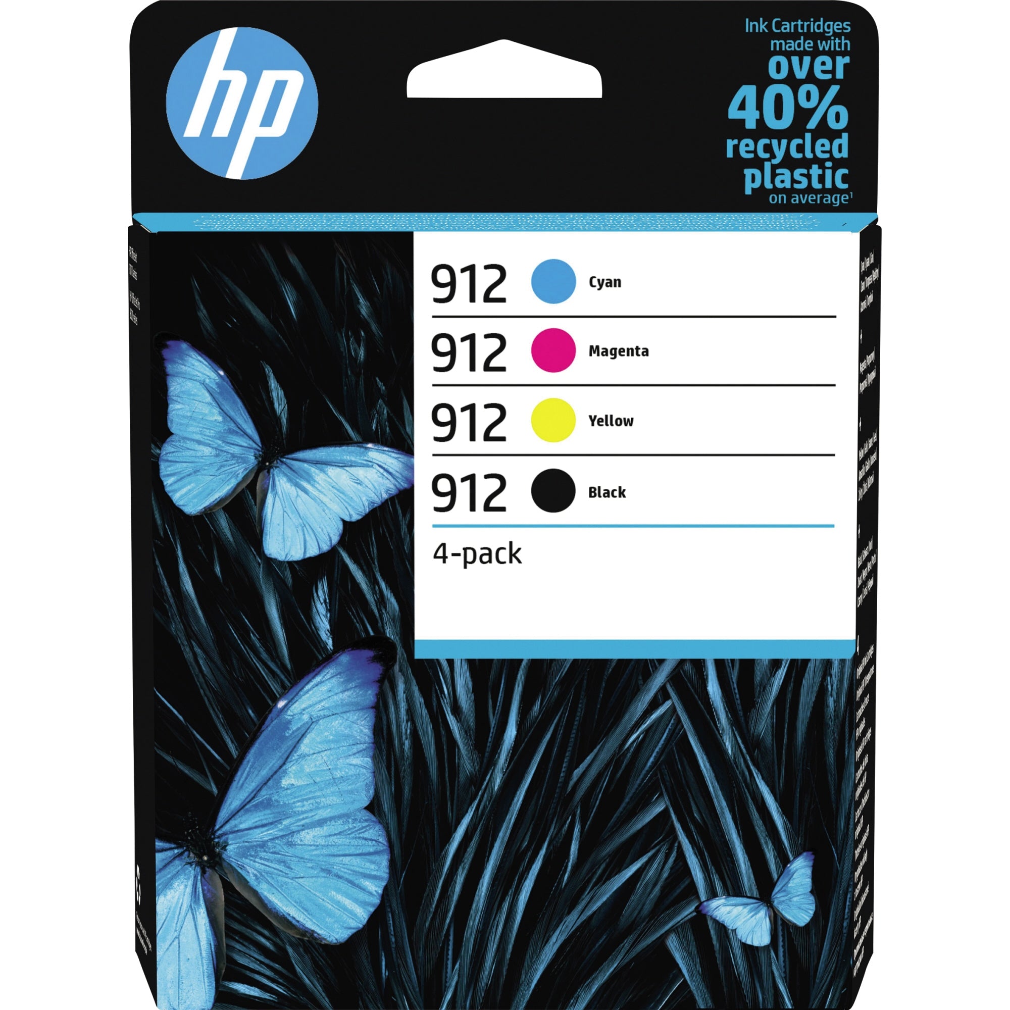 HP Tintenpatrone, schwarz, cyan, magenta, gelb
