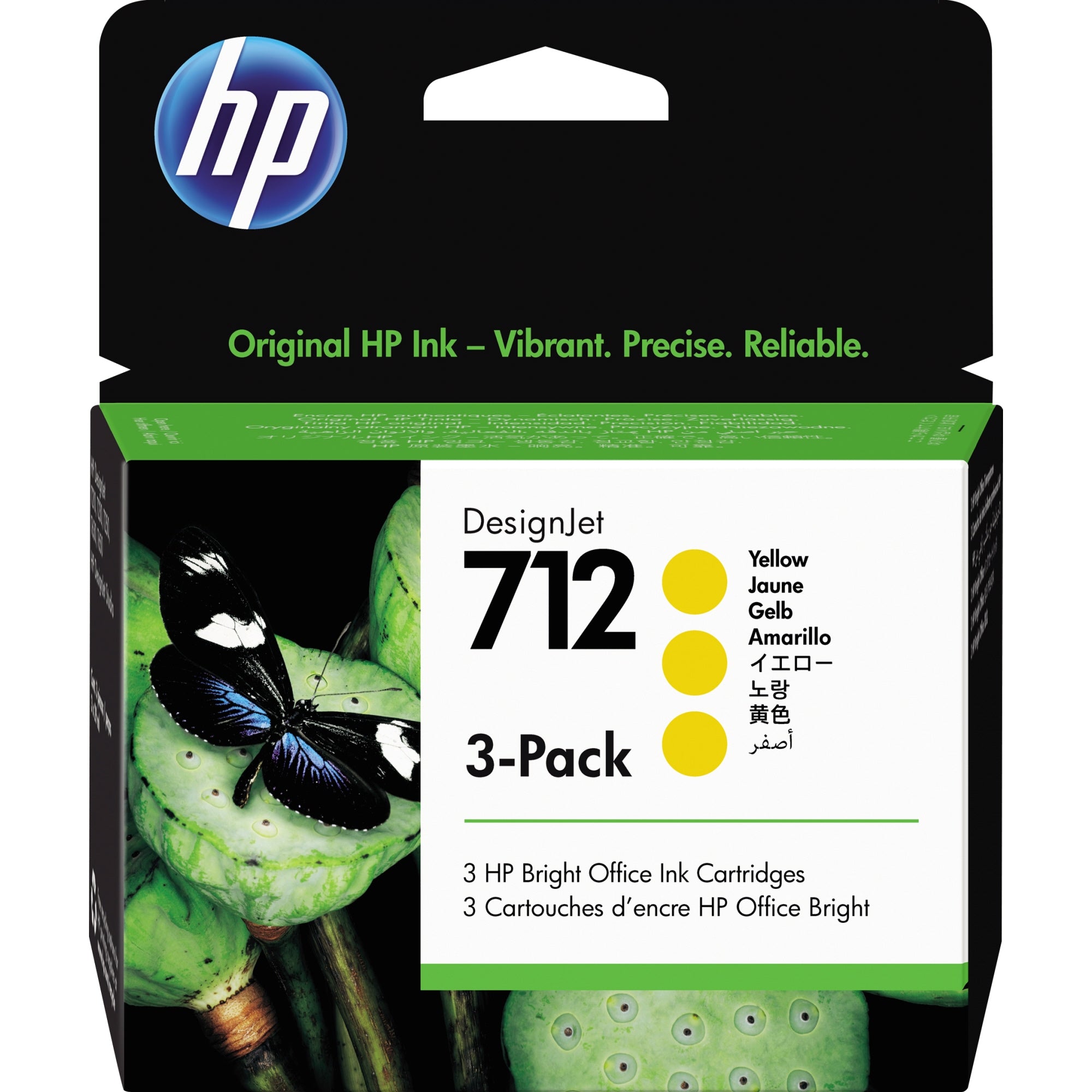 HP Tintenpatrone 712 29ml gelb 3St