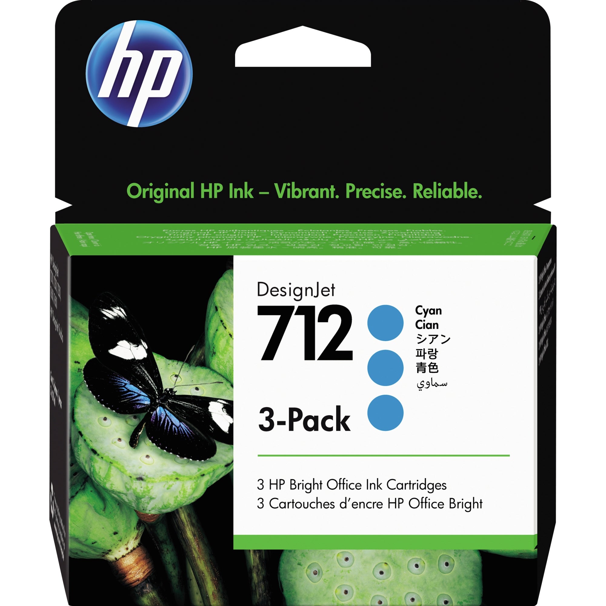 HP Tintenpatrone 712 29ml cyan 3St