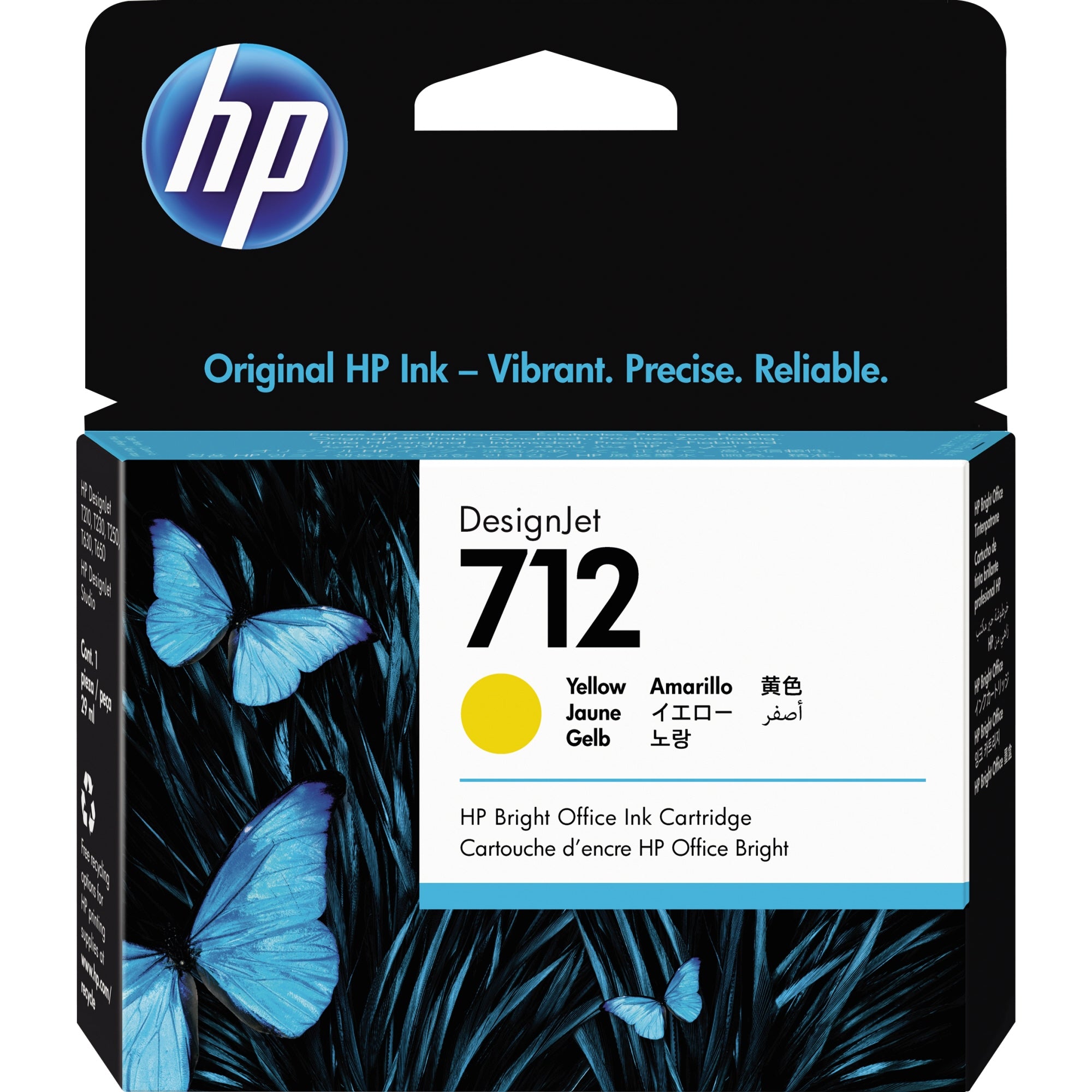 HP Tintenpatrone 712 29ml gelb