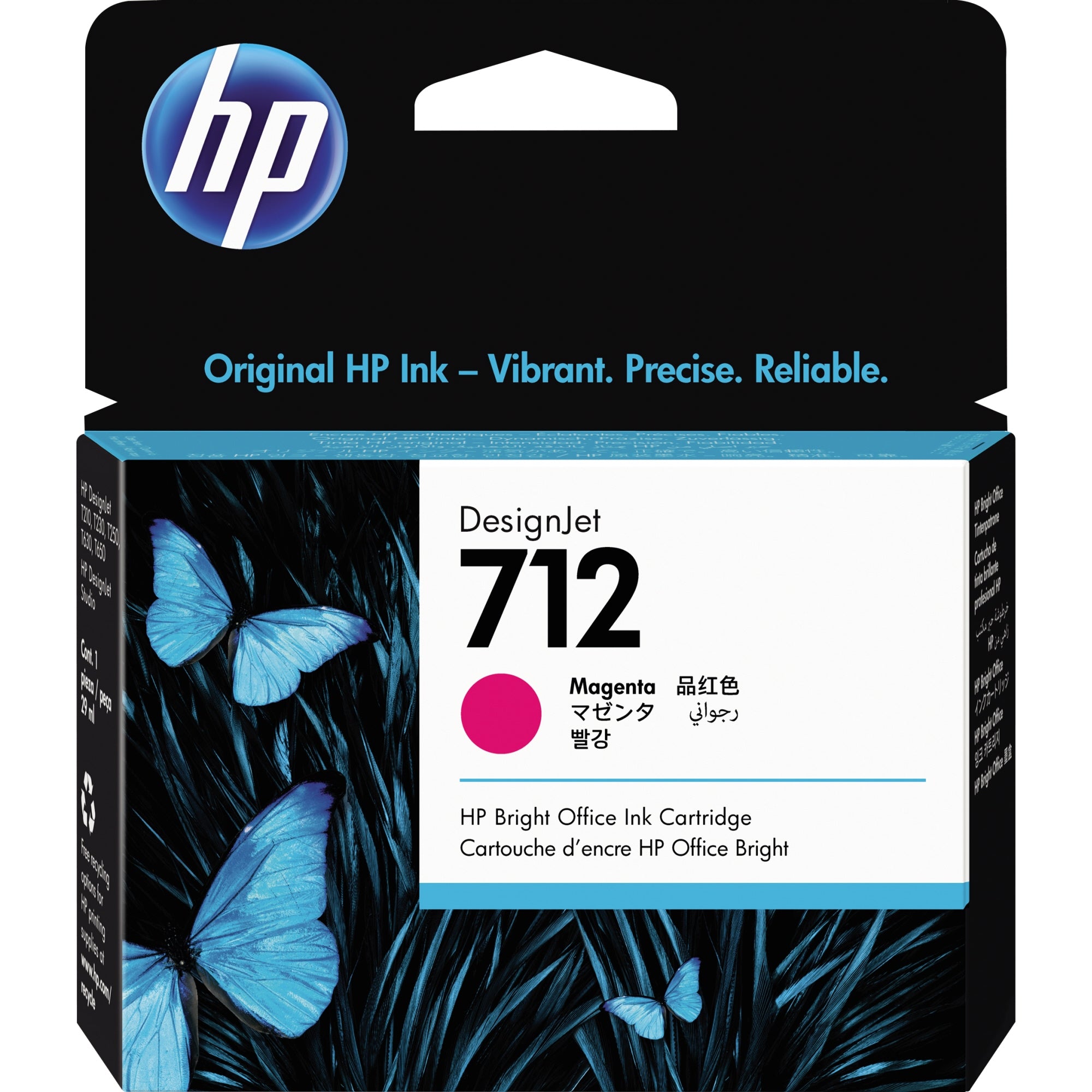 HP Tintenpatrone 712 29ml magenta