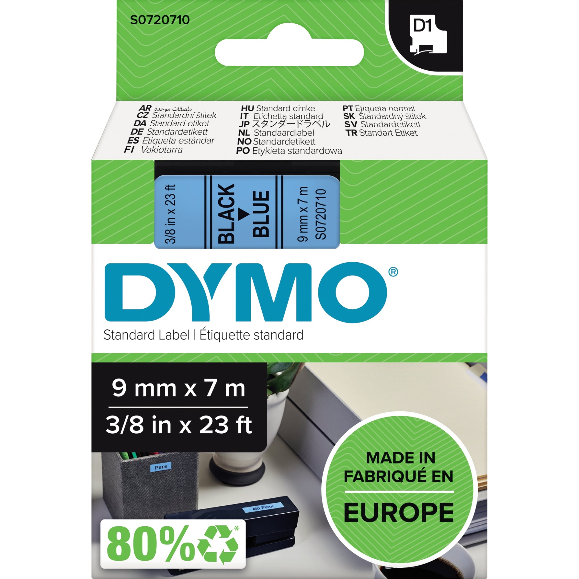 Dymo Schriftbandkassette, 9 mm x 7 m (B x L)
