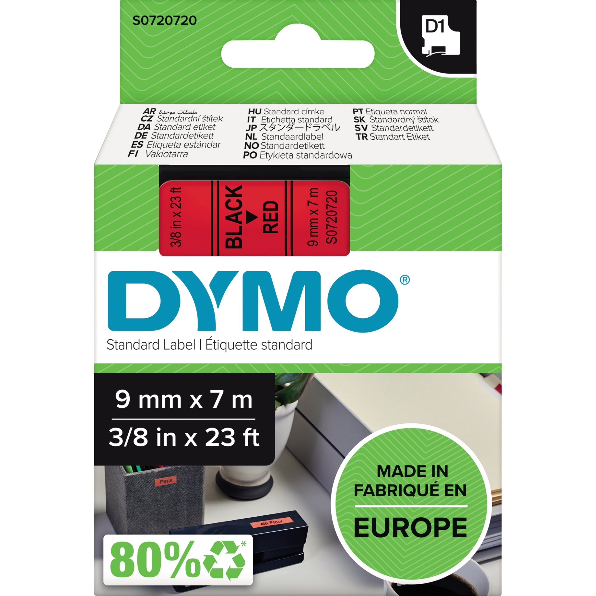 Dymo Schriftbandkassette, 9 mm x 7 m (B x L)