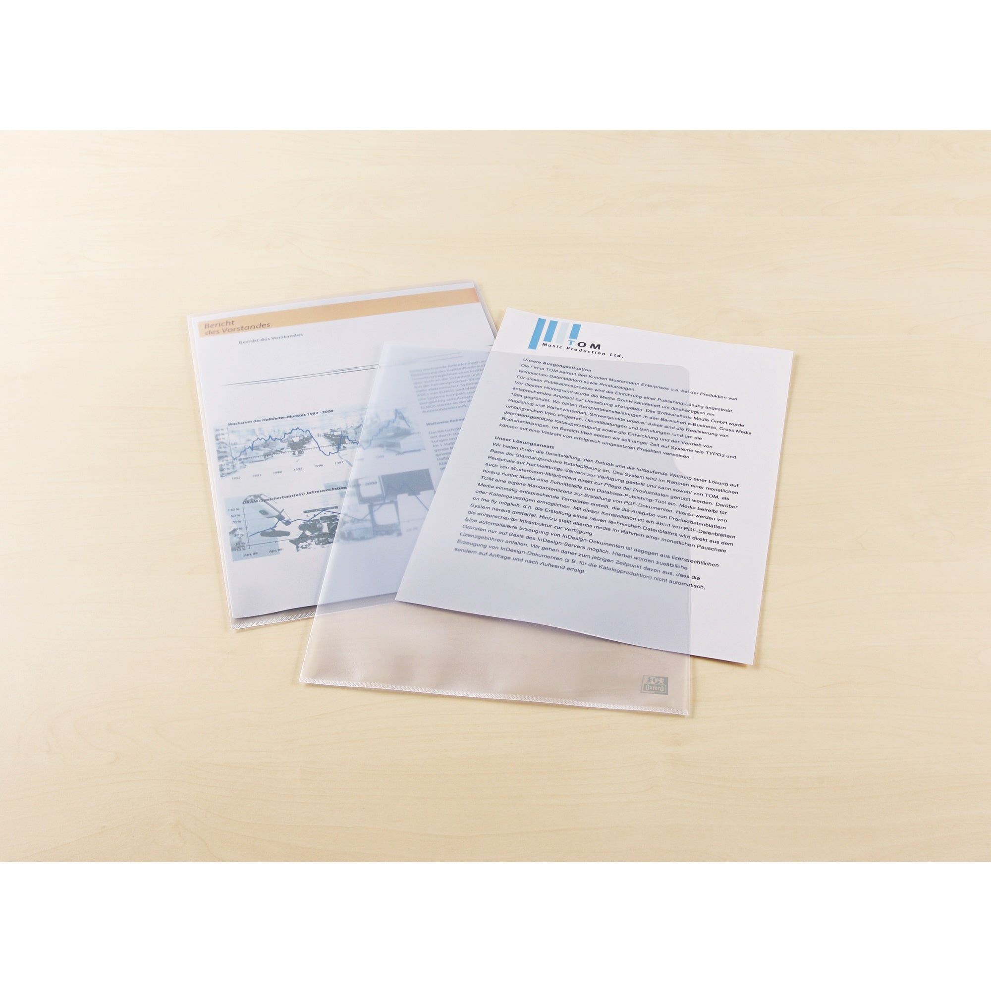 Oxford Sichthülle Premium 100 St./Pack, DIN A4