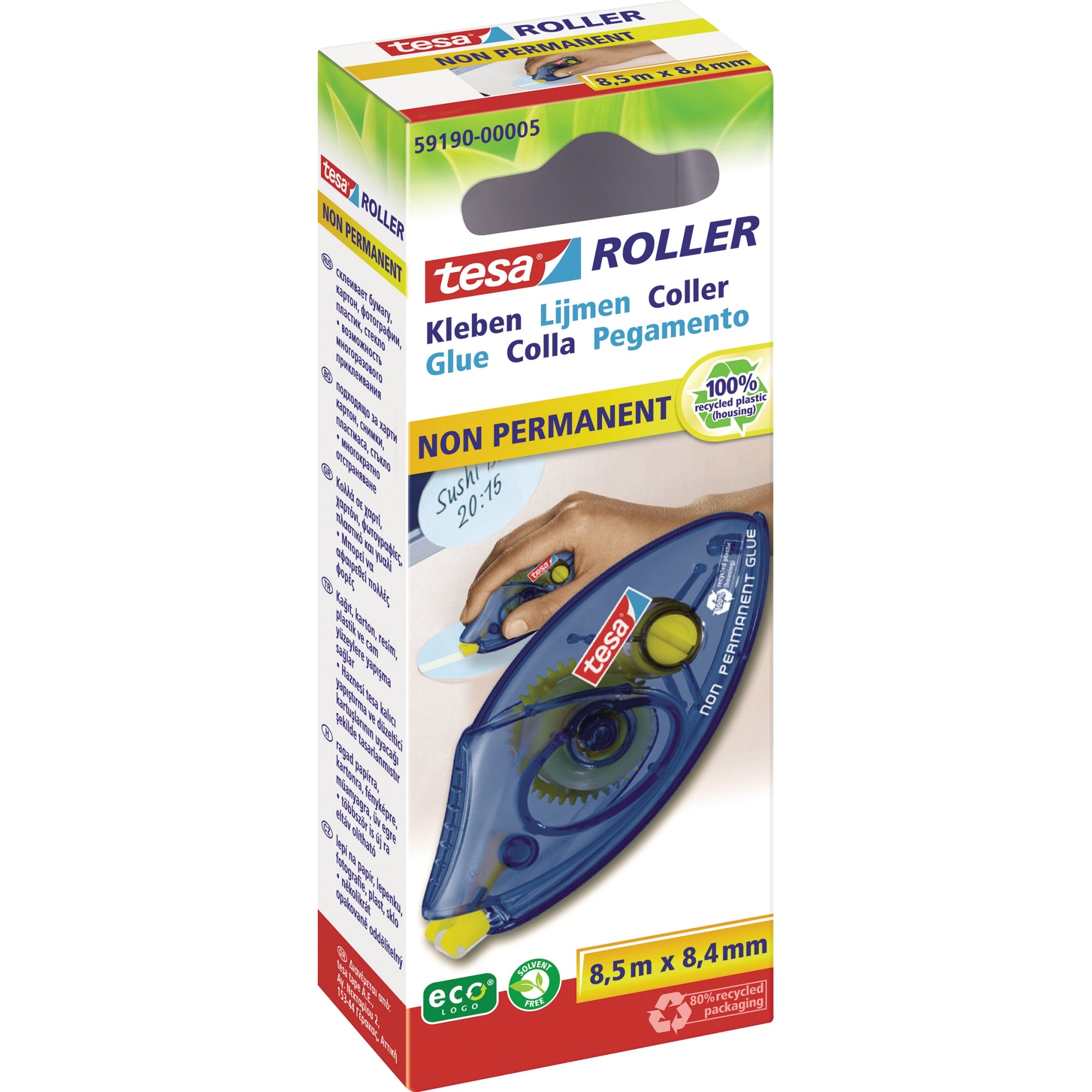 tesa Kleberoller non permanent