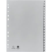 Exacompta Register DIN A4 20tlg A-Z PP grau