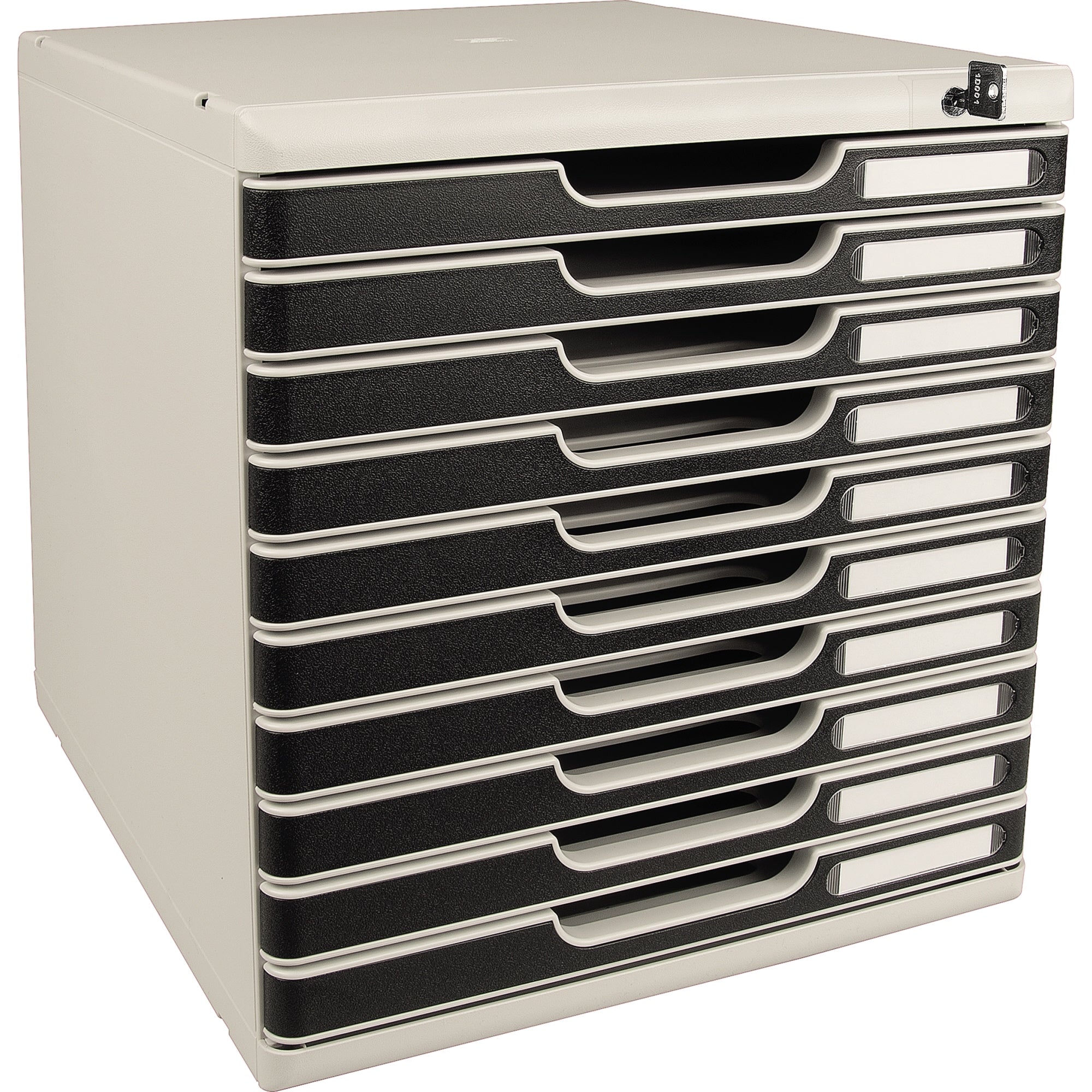 Exacompta Schubladenbox MODULO, 10 Schubladen, DIN A4+