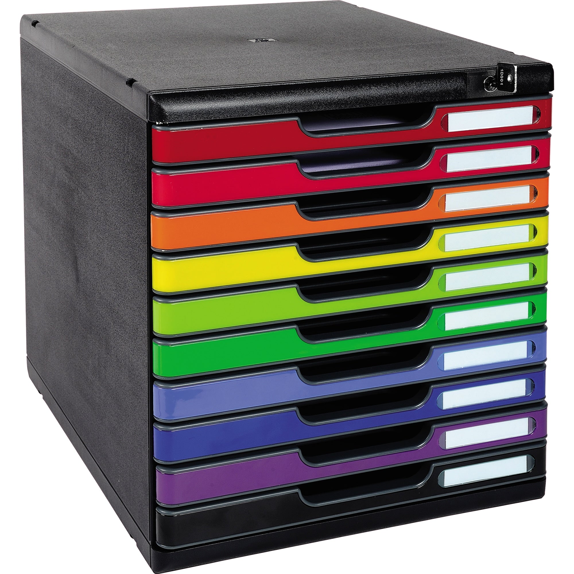 Exacompta Schubladenbox MODULO, 10 Schubladen, DIN A4+