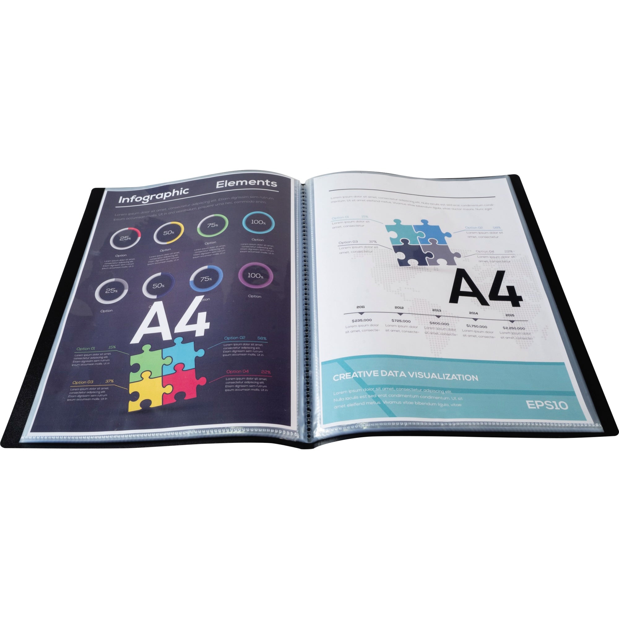 Exacompta Sichtbuch Opak, DIN A4