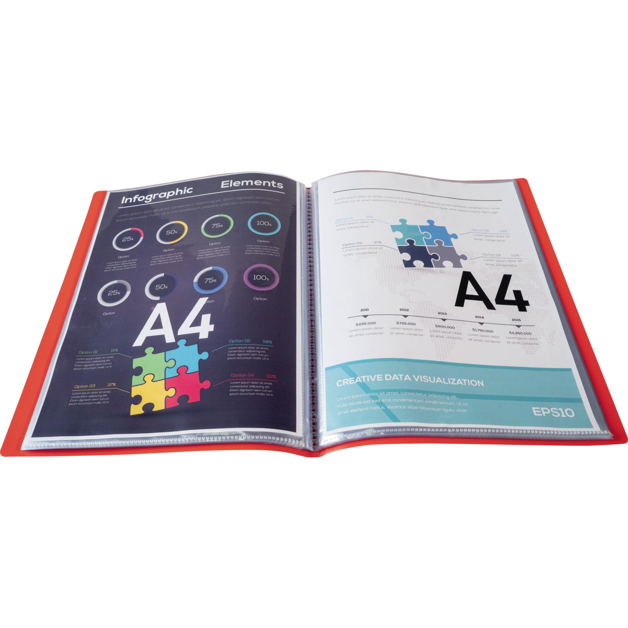 Exacompta Sichtbuch Opak, DIN A4