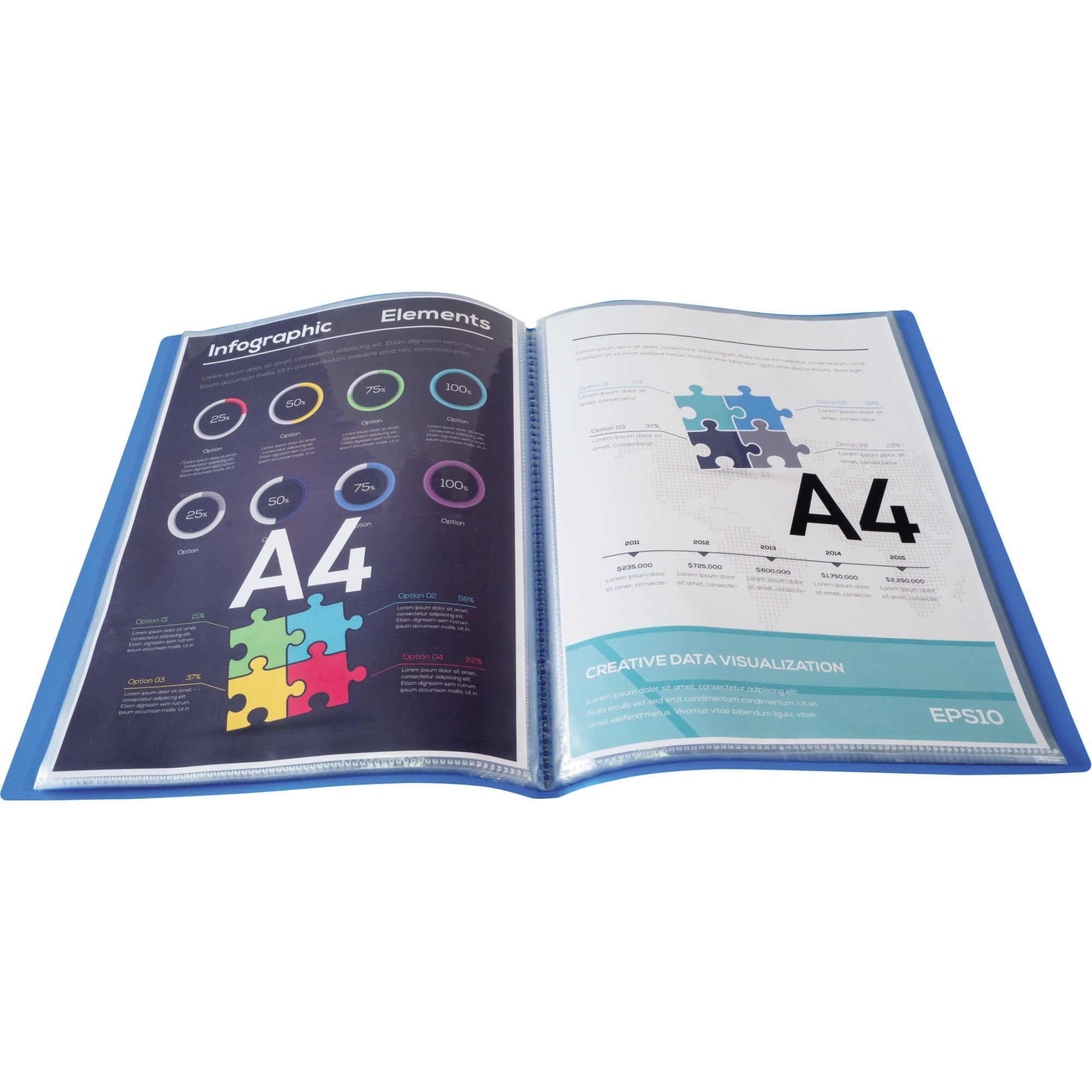 Exacompta Sichtbuch Opak, DIN A4