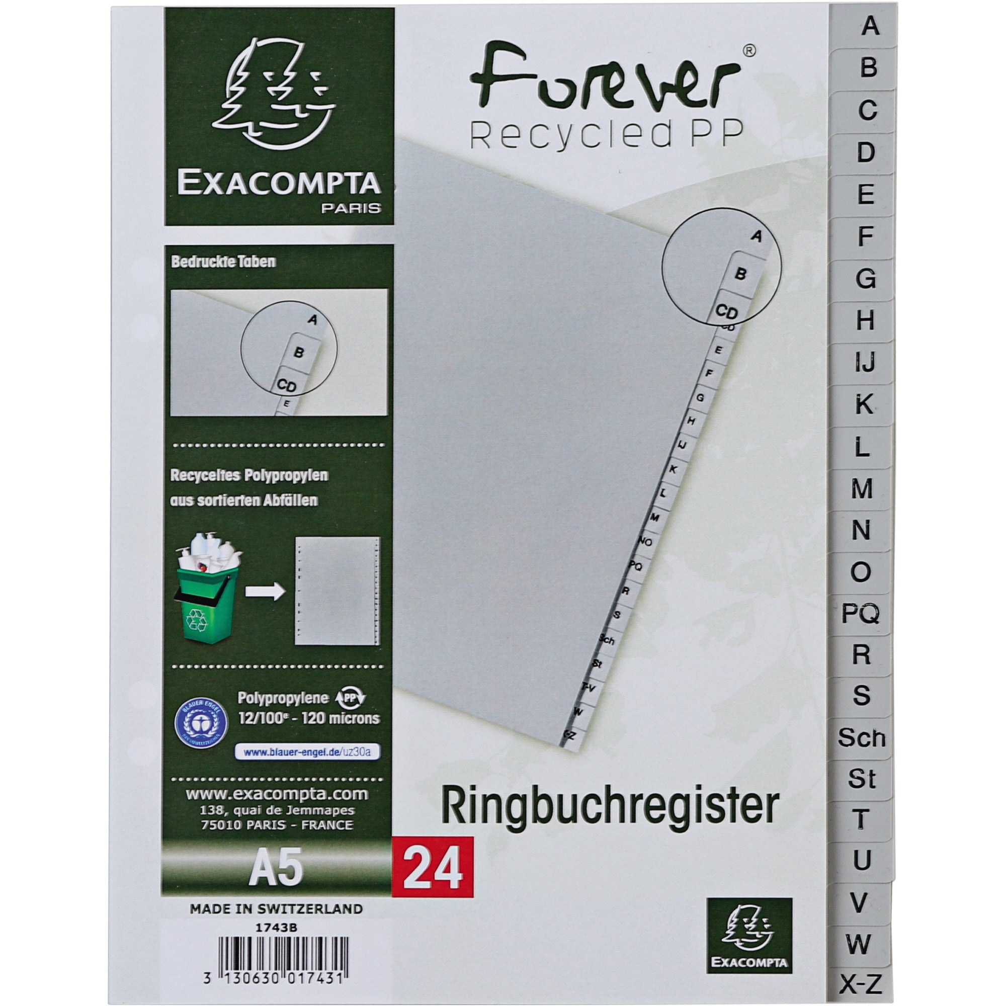 Exacompta A-Z Register Forever®