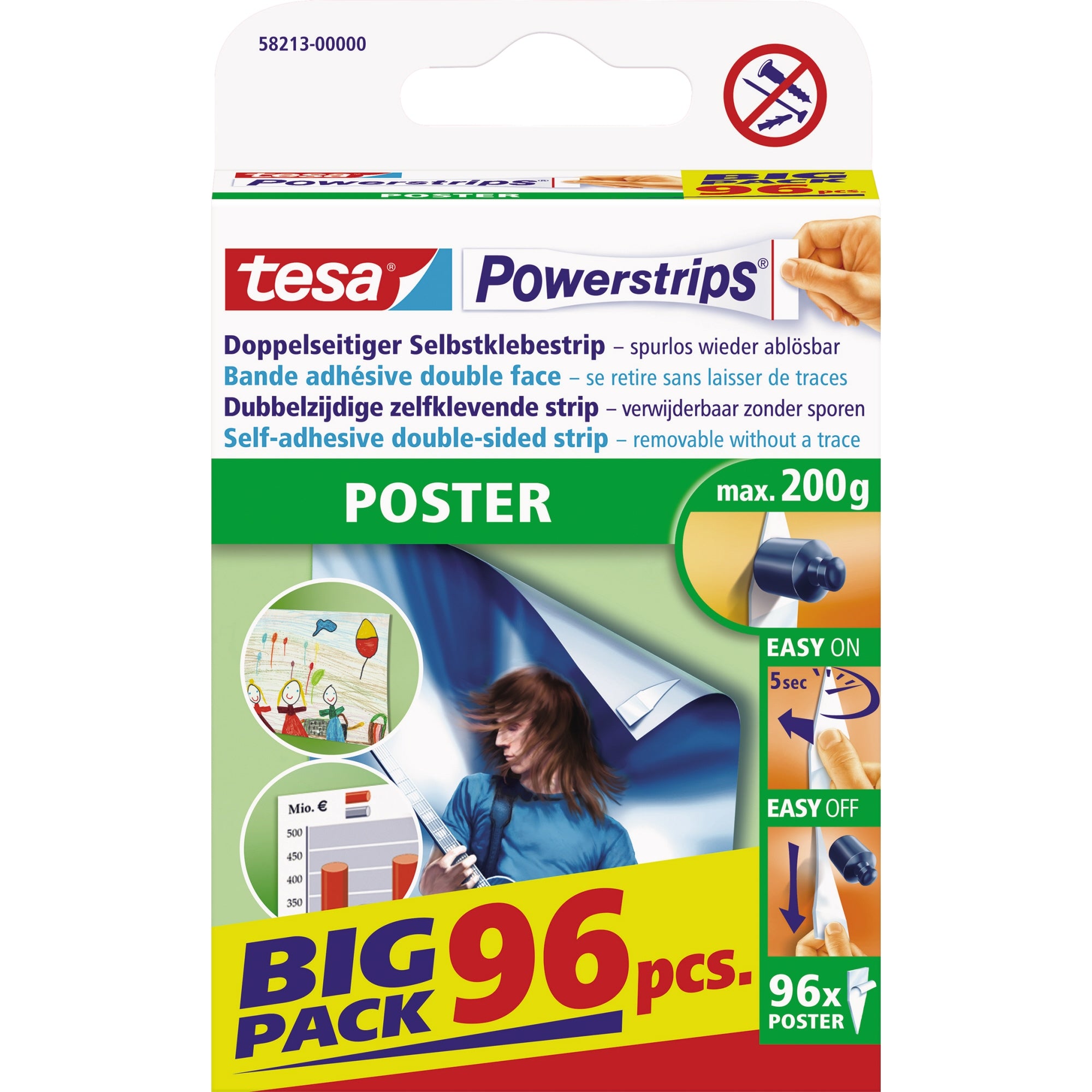 tesa Klebepad Powerstrips® Poster