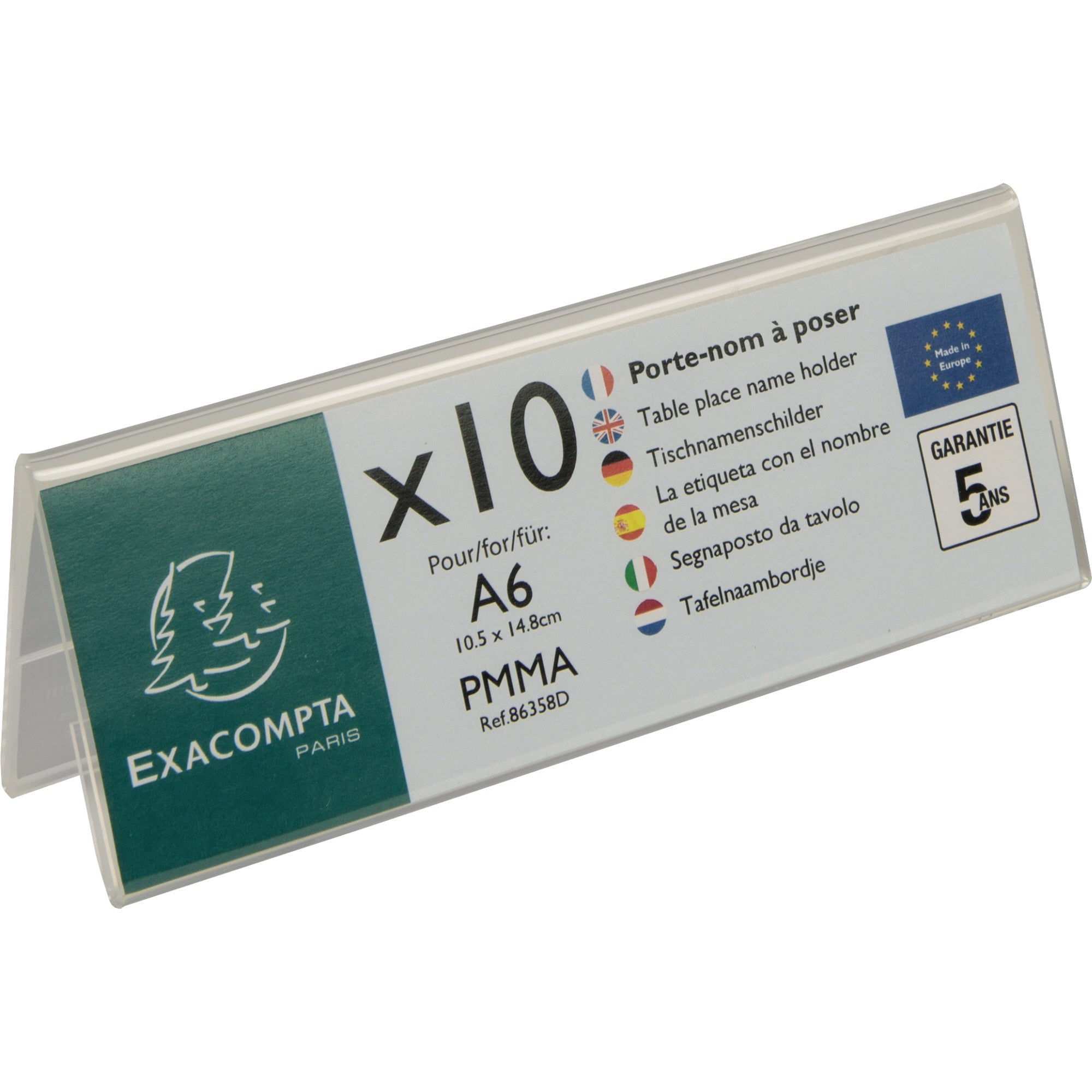 Exacompta Tischnamensschild Office Exacryl