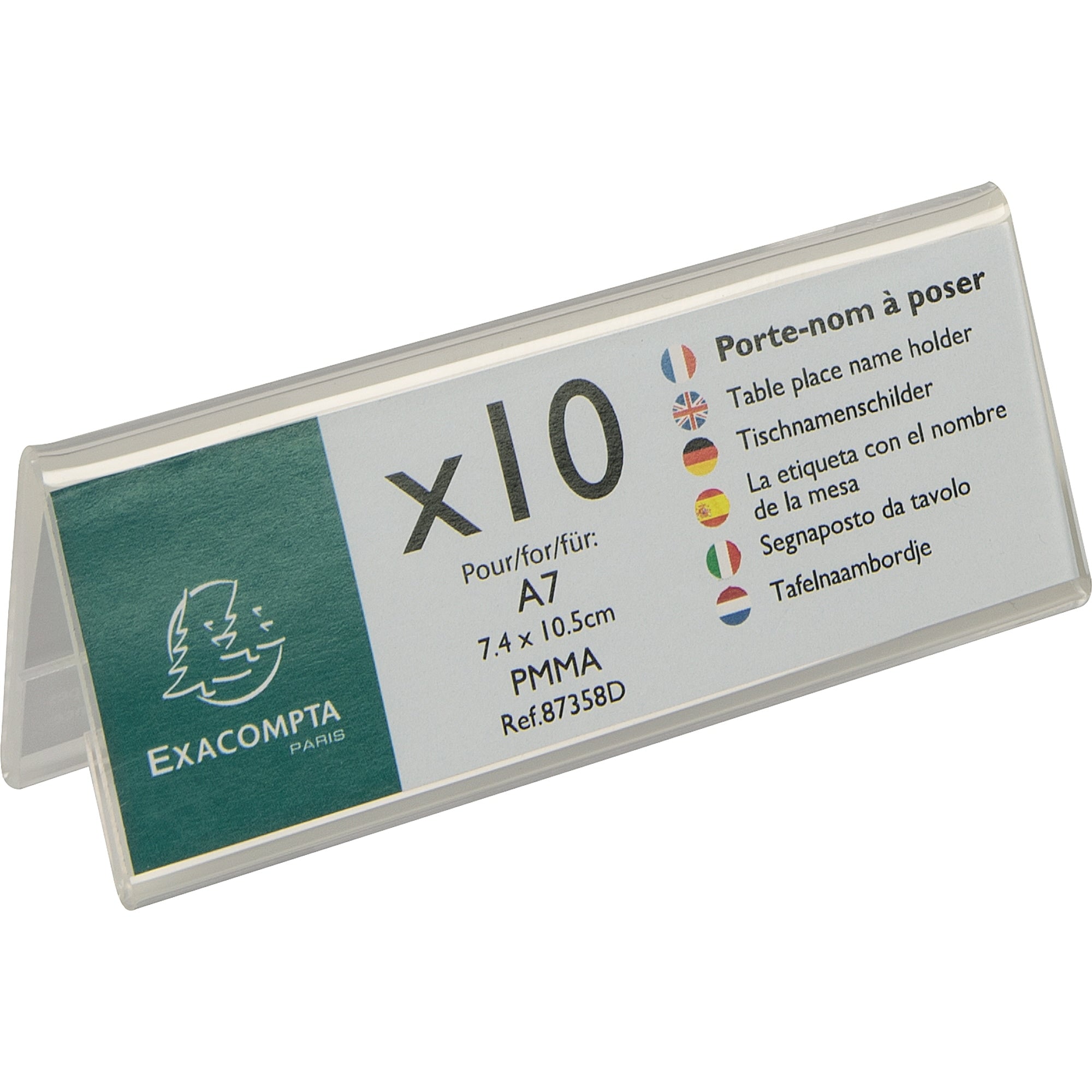 Exacompta Tischnamensschild Office Exacryl
