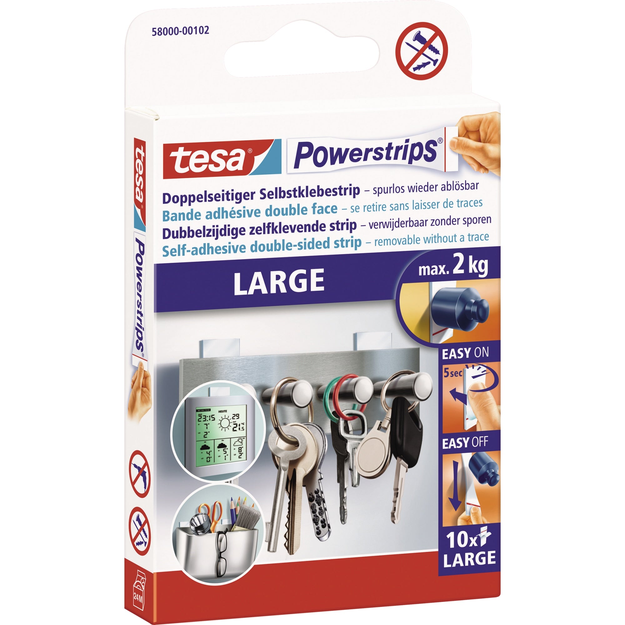 tesa Klebepad Powerstrips® Large