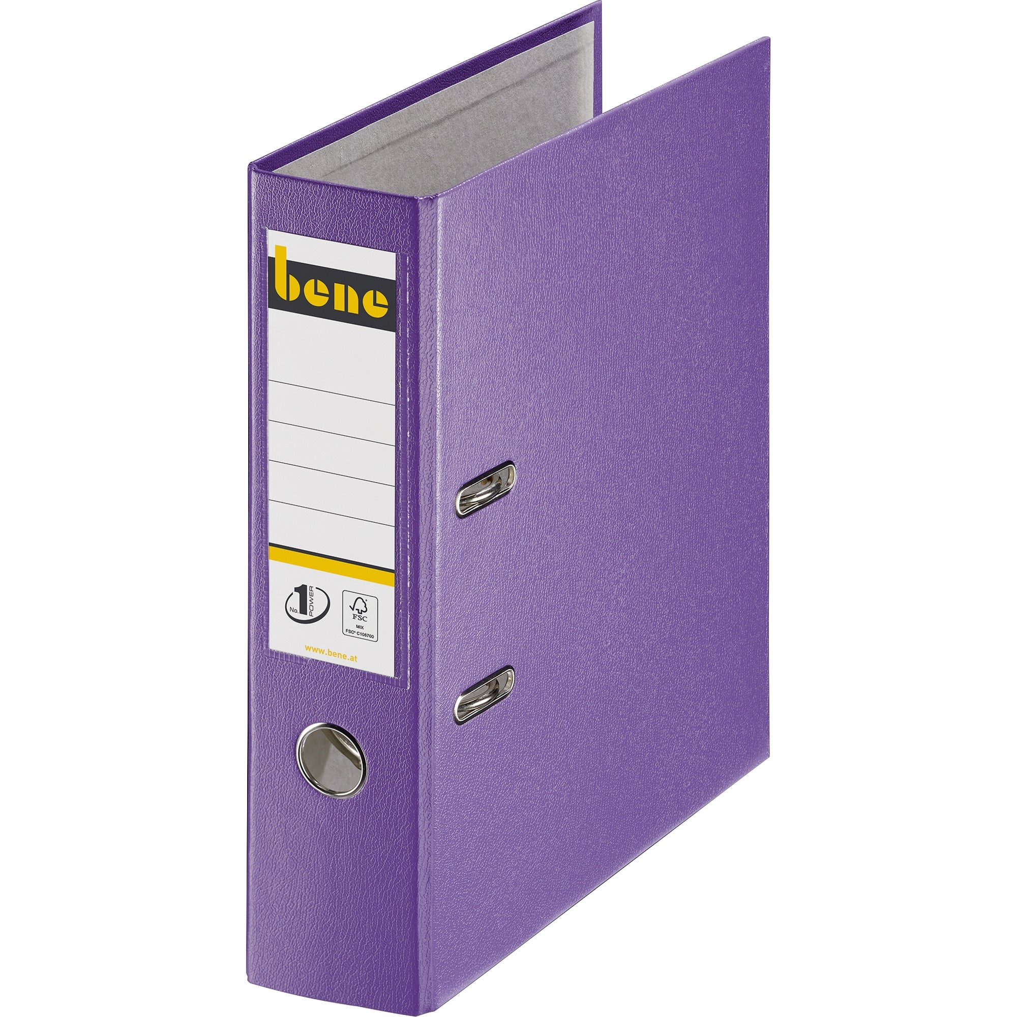 Bene Ordner DIN A4 80mm PP violett