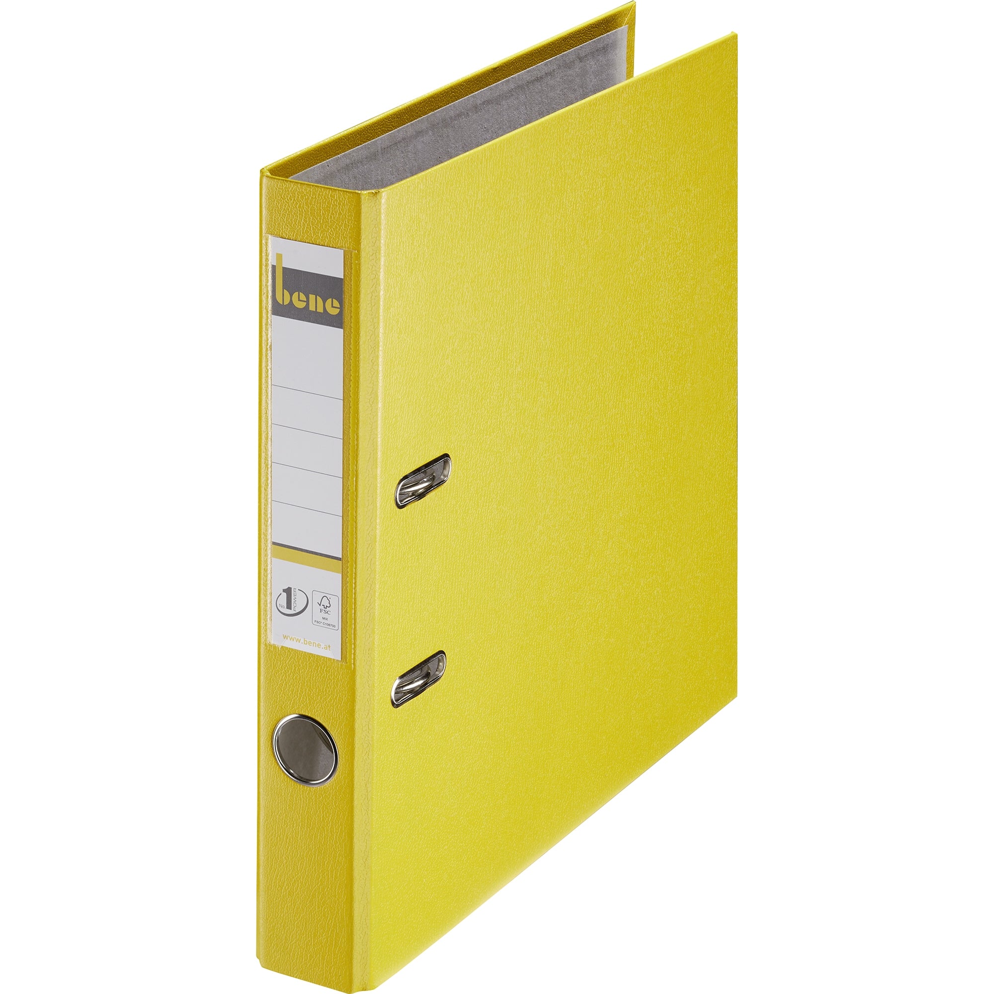 Bene Ordner DIN A4 52mm PP gelb