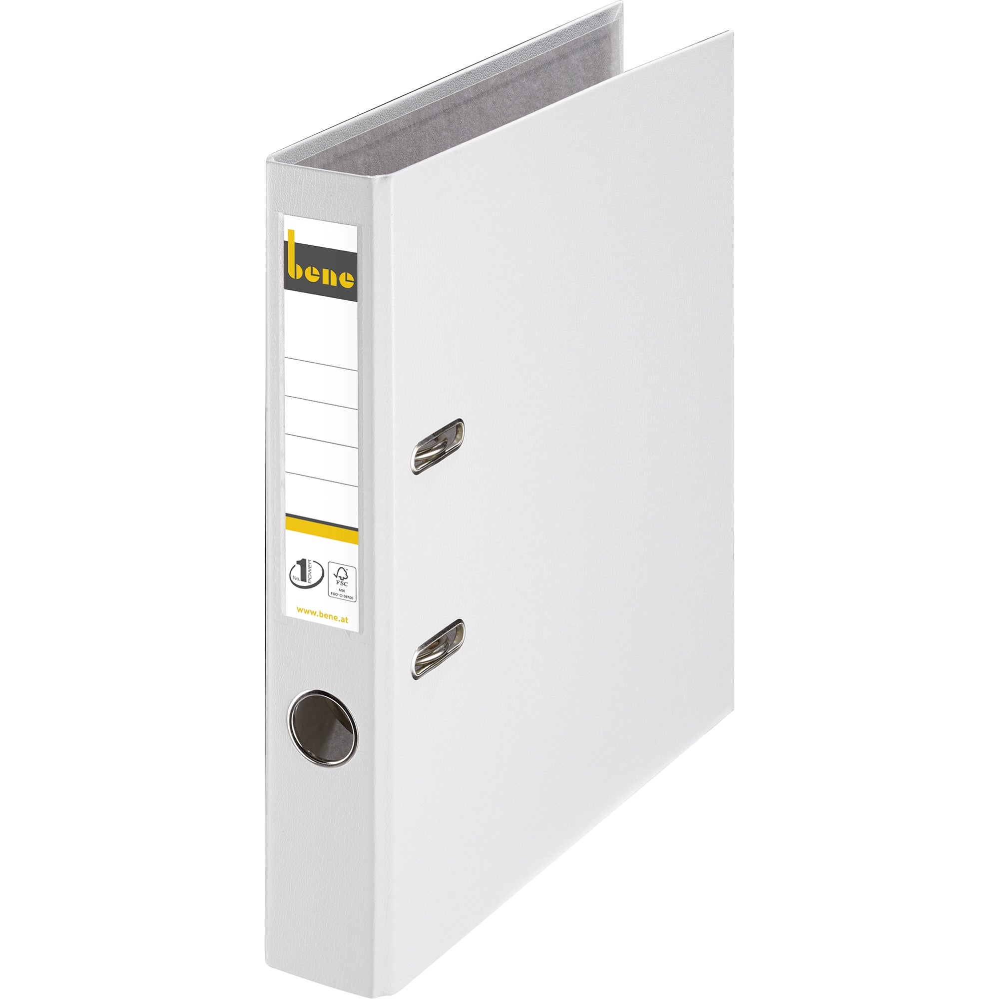 Bene Ordner DIN A4 52mm PP weiß
