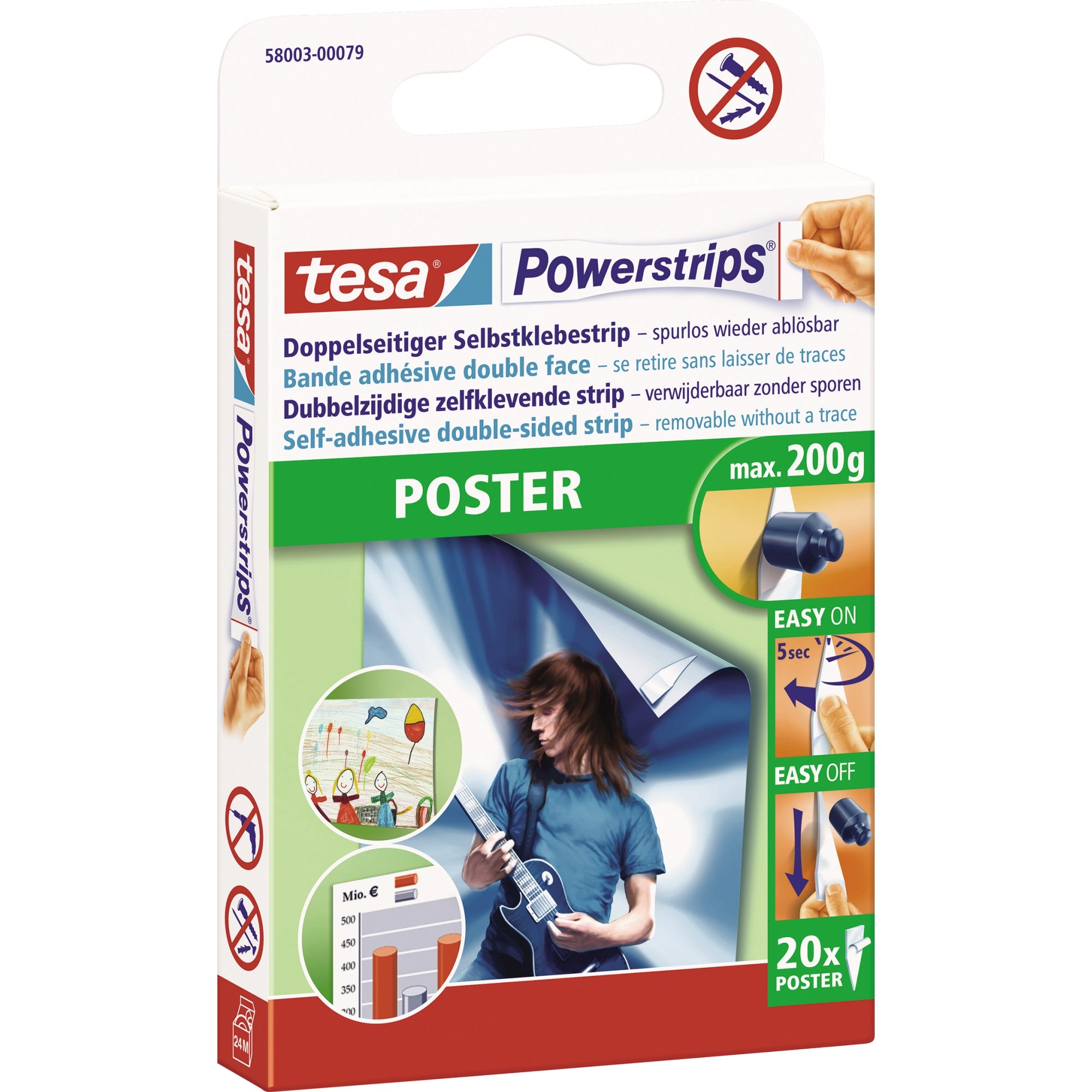 tesa Klebepad Powerstrips® Poster