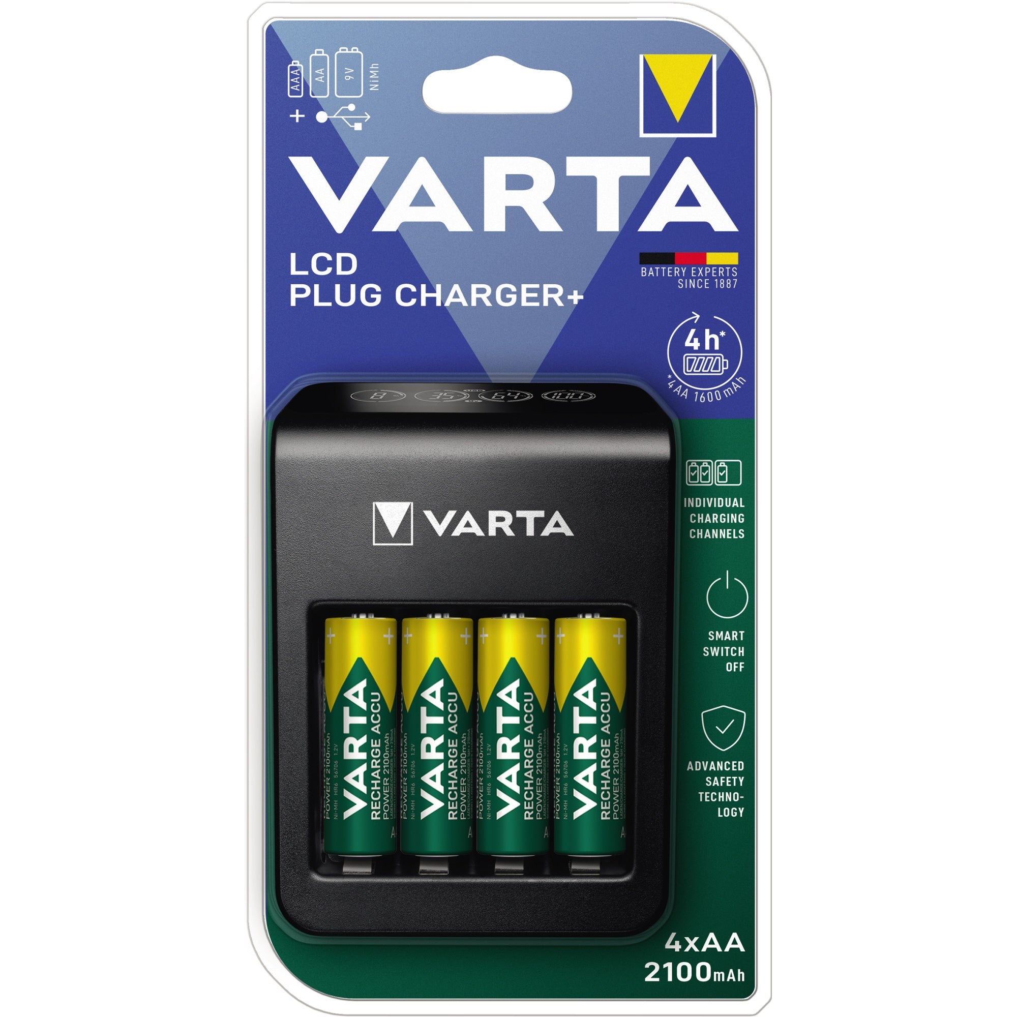 Varta Akkuladegerät Plug Charger+