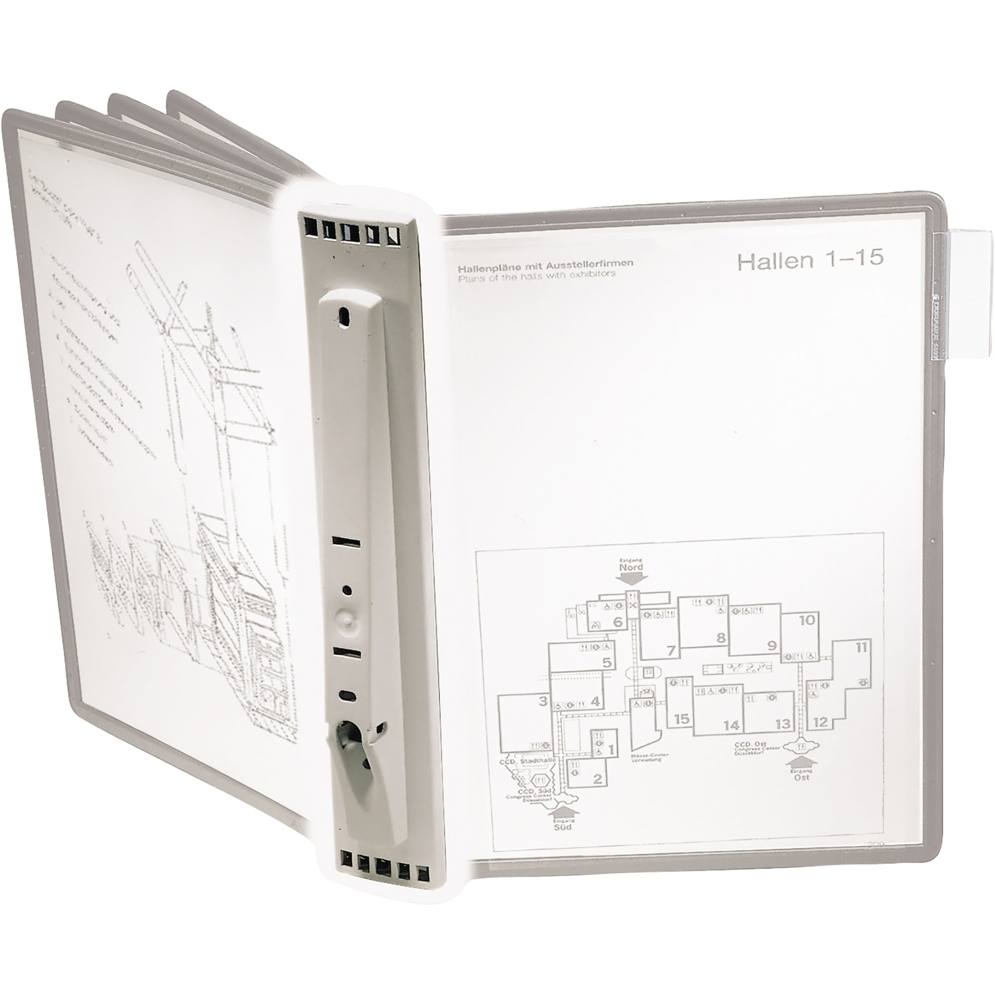 Durable Sichttafelwandhalter SHERPA® WALL MODULE 5