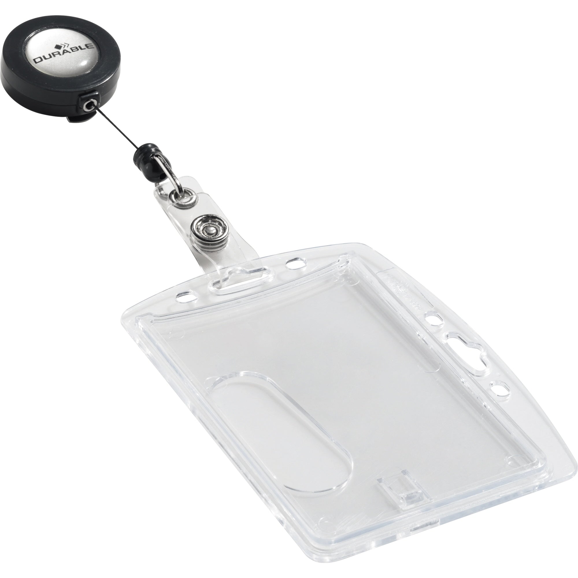 Durable Namensschild 54x85mm+Metallclip 10 St.