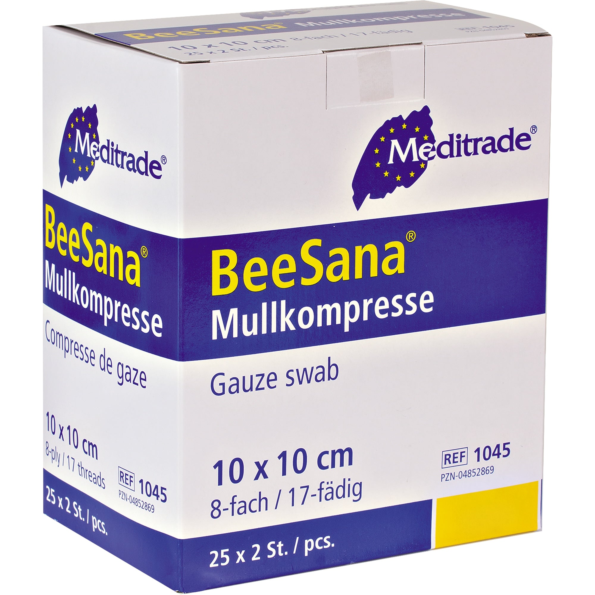 Söhngen Mullkompresse 10x10cm einzeln steril 25 St.