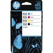HP Tintenpatrone, schwarz, cyan, magenta, gelb