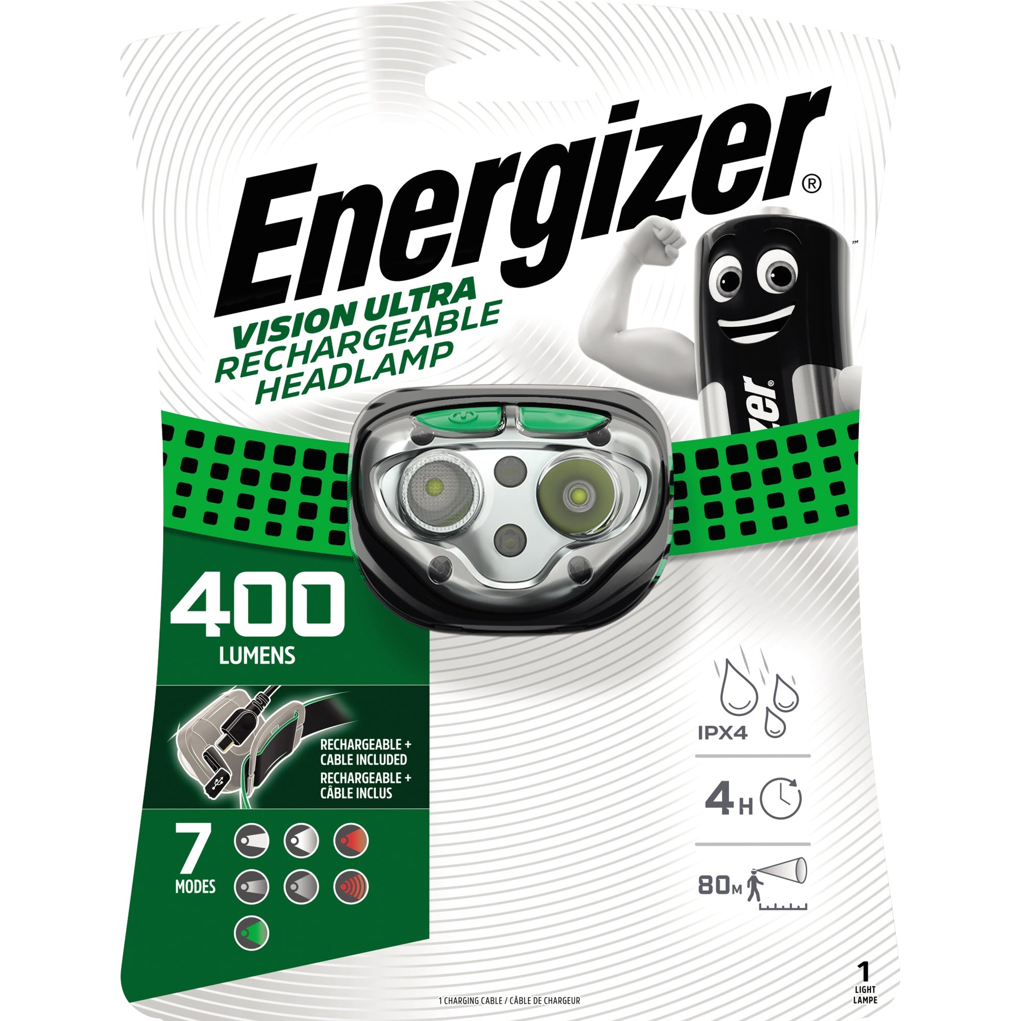 Energizer Stirnlampe Vision Ultra HD