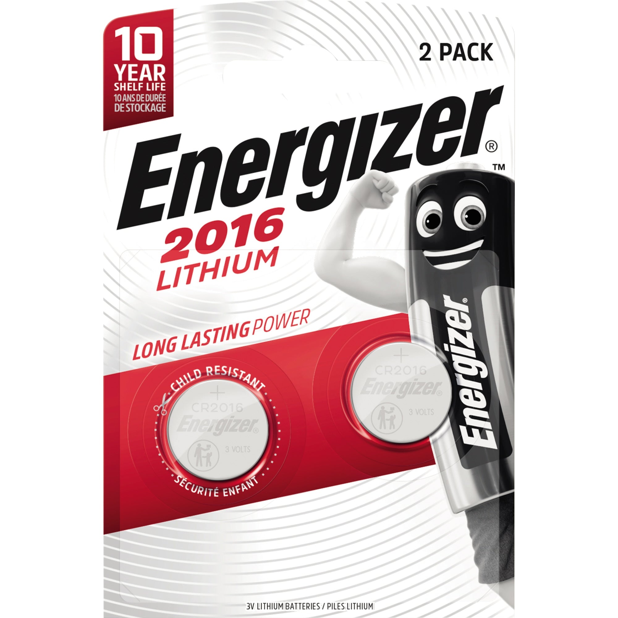 Energizer Knopfzelle CR2025 Lithium 4 St.
