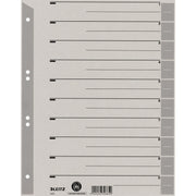 Leitz Trennblatt, grau, DIN A4, Überbreite