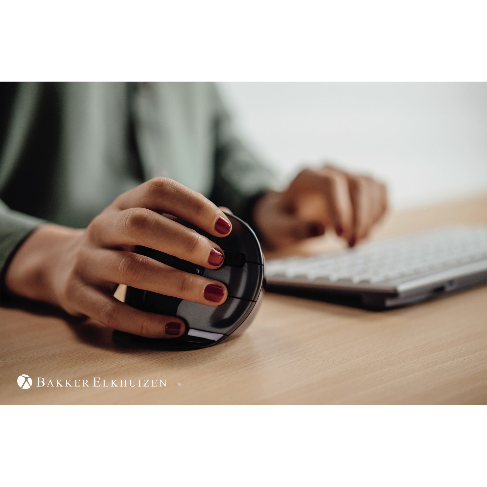 BakkerElkhuizen Optische PC Maus Evoluent D Wireless