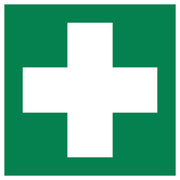 Hinweisschild PVC-Folie Erste Hilfe sk 150x150mm