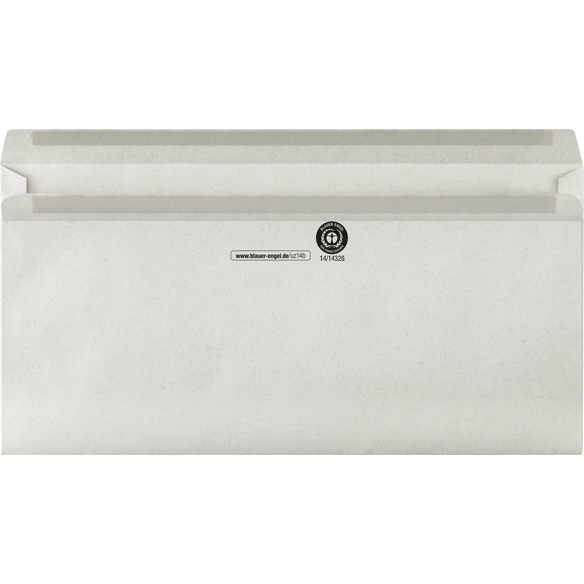 Posthorn Briefumschläge, grau, DIN lang