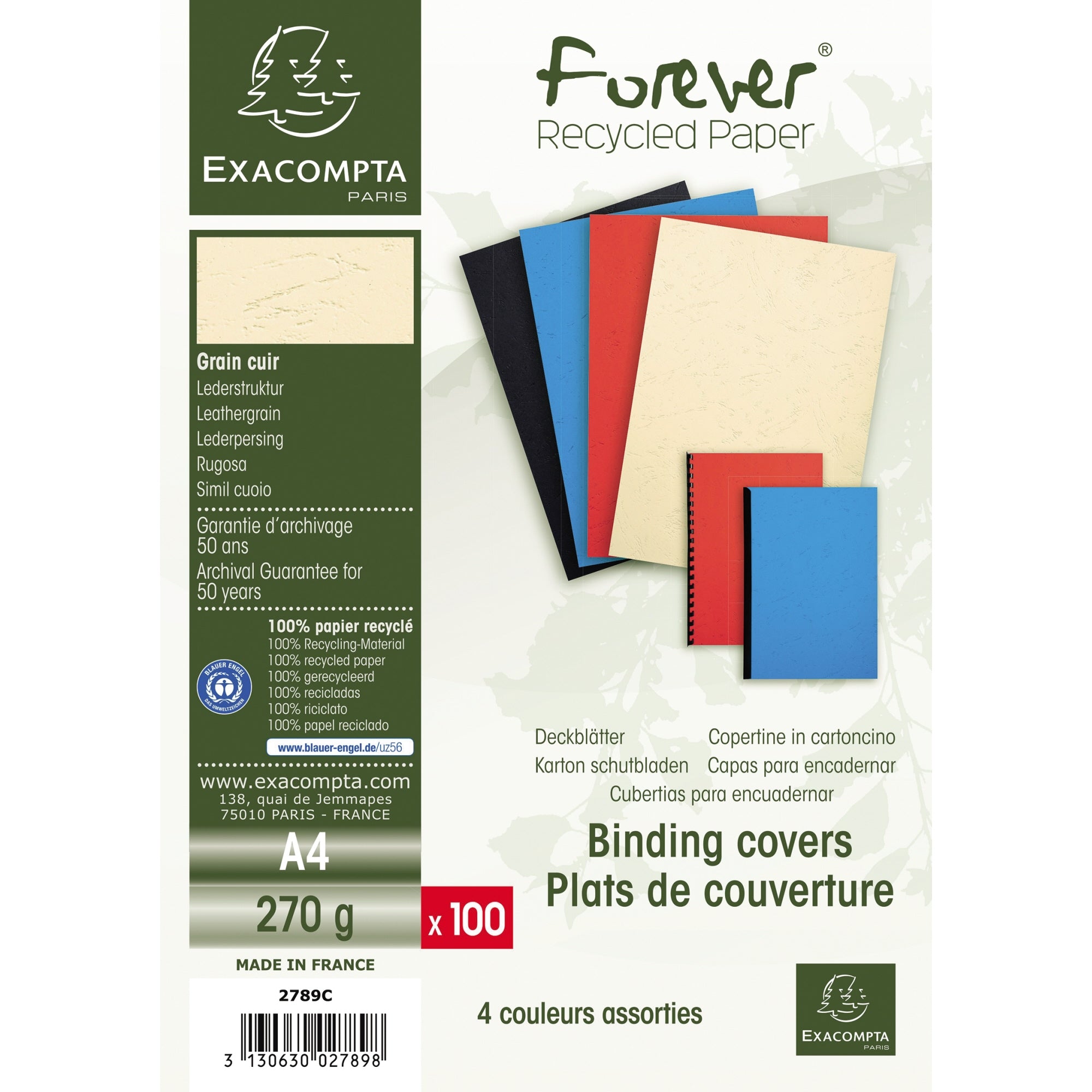 Exacompta Einbanddeckel EVERCOVER, DIN A4