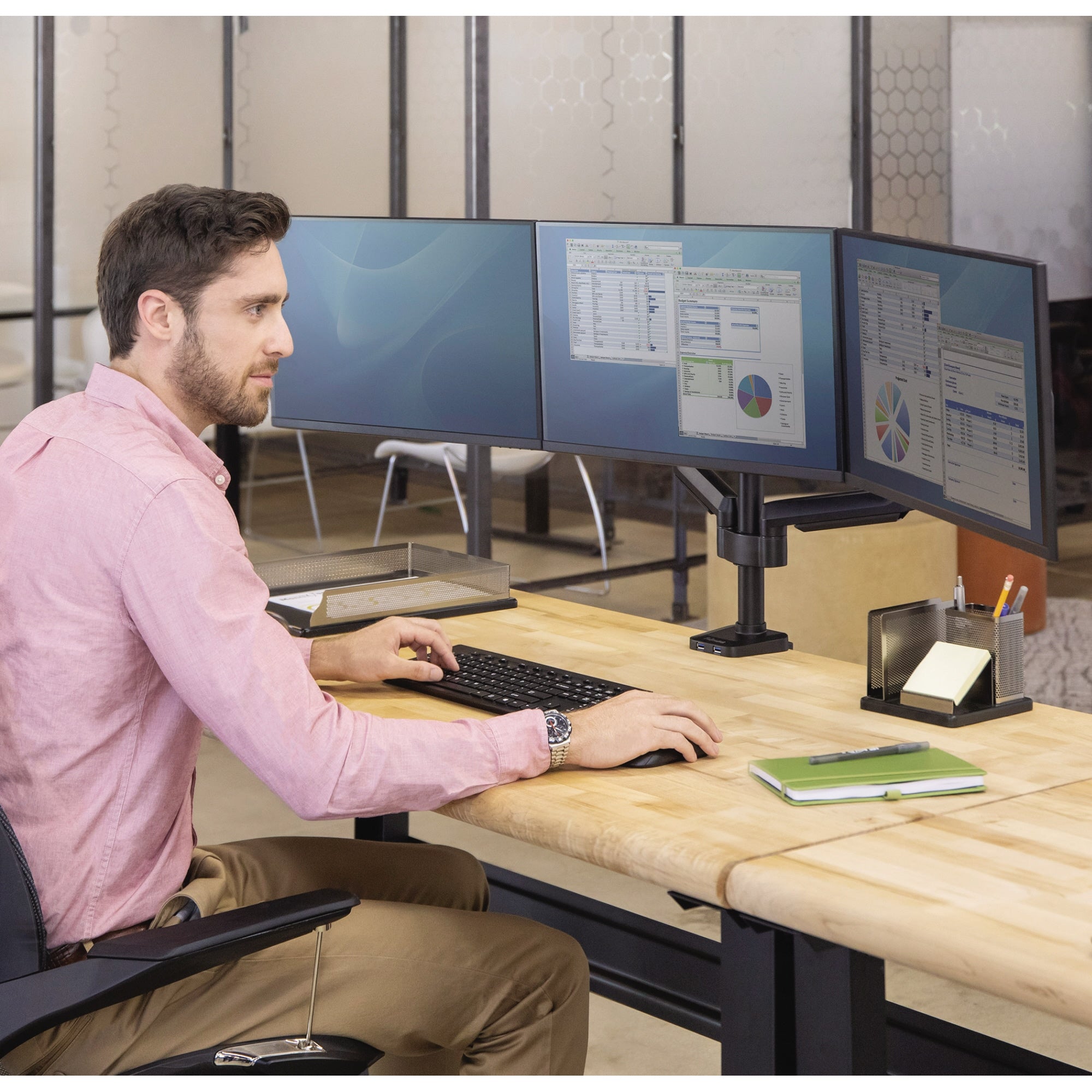 Fellowes Monitorschwenkarm Platinum Series