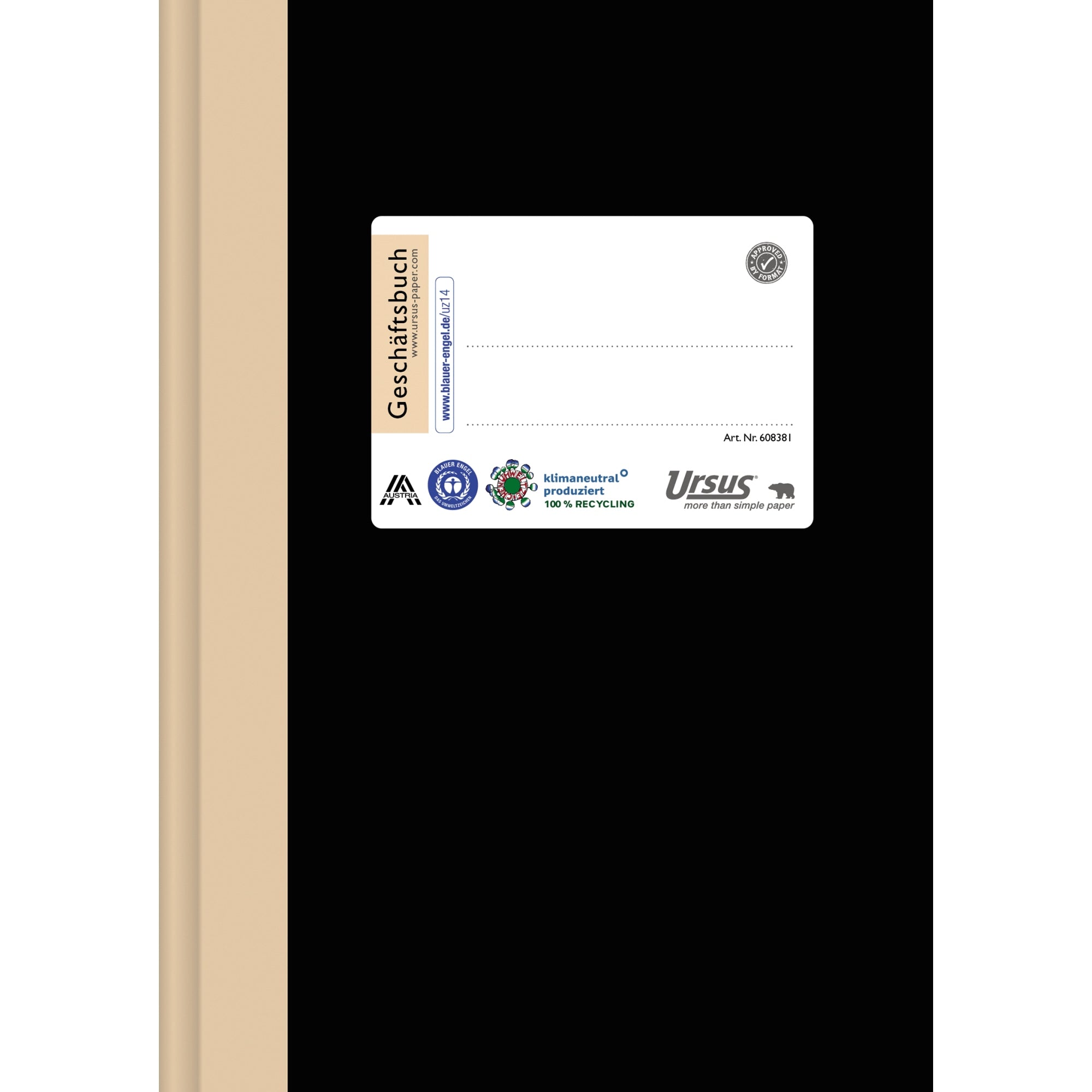 Ursus Geschäftsbuch Green, DIN A5