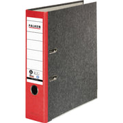 Falken Ordner S80 DIN A4 80mm Pappe rot